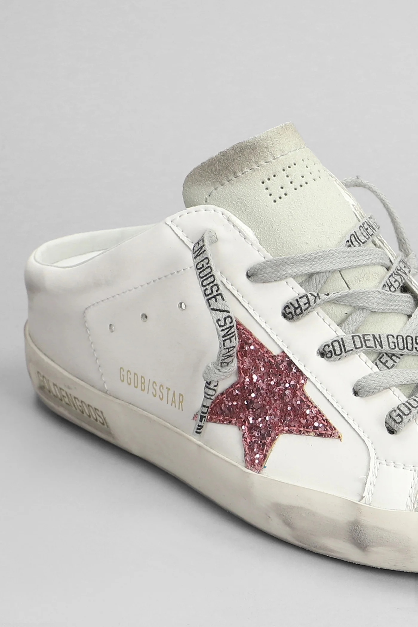 Bio Based Sneakers in white suede and leather - Image 5