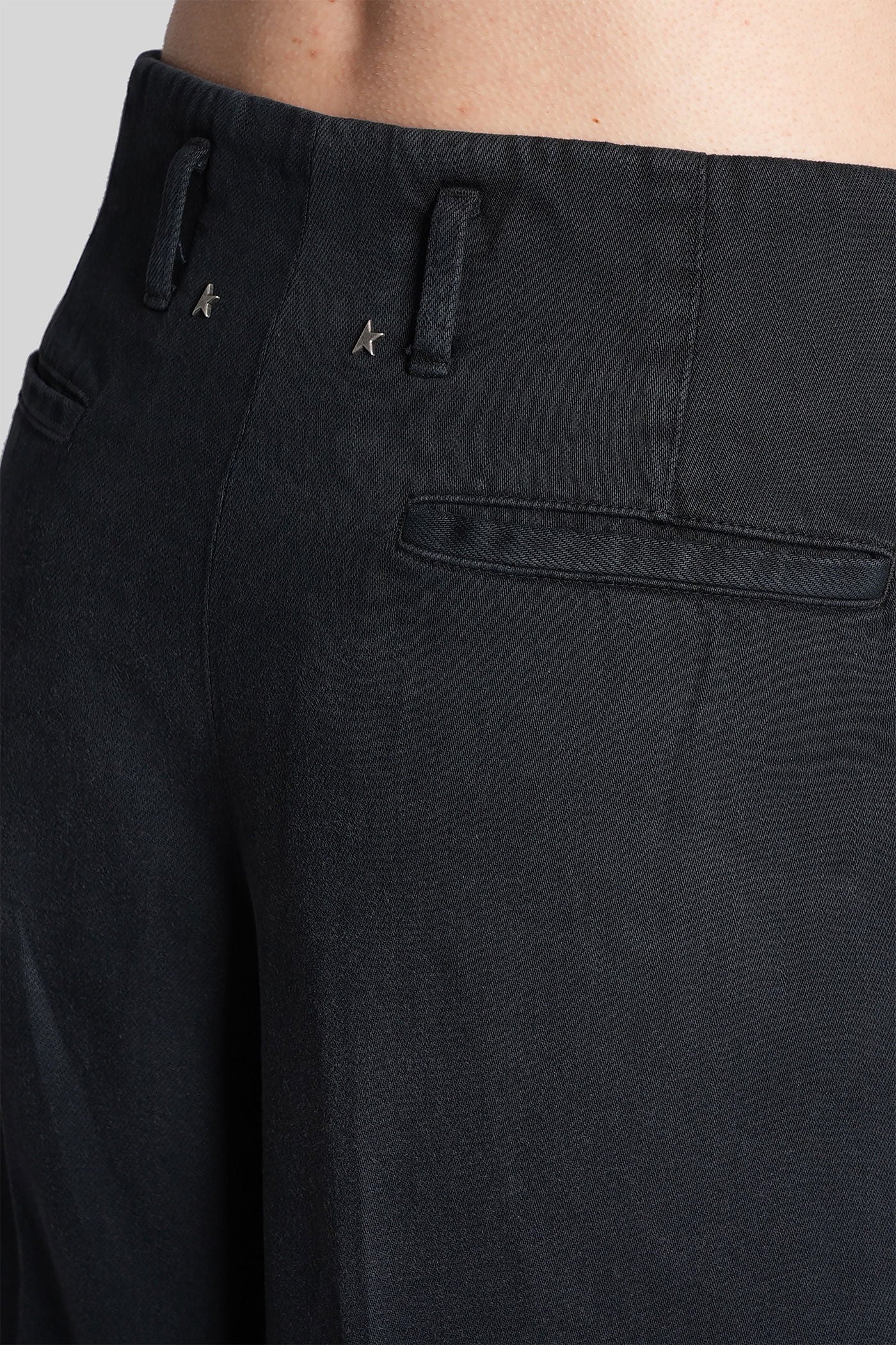 Flavia Pants in black cotton - Image 5