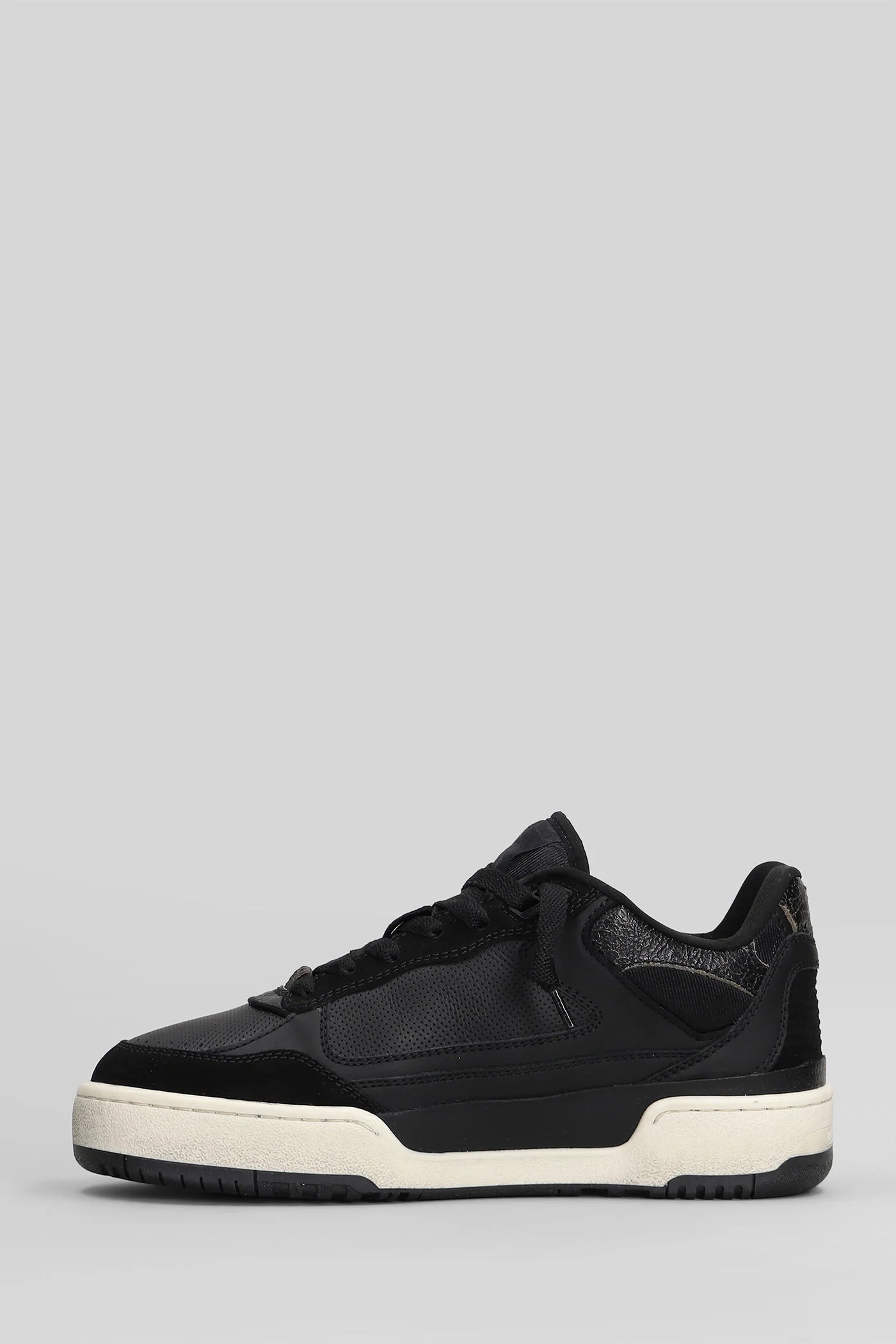 Forty 2 Sneakers in black suede and leather - Image 3