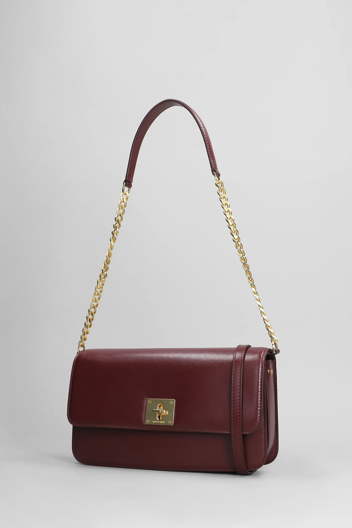 Gioia Shoulder bag in bordeaux leather - Image 2