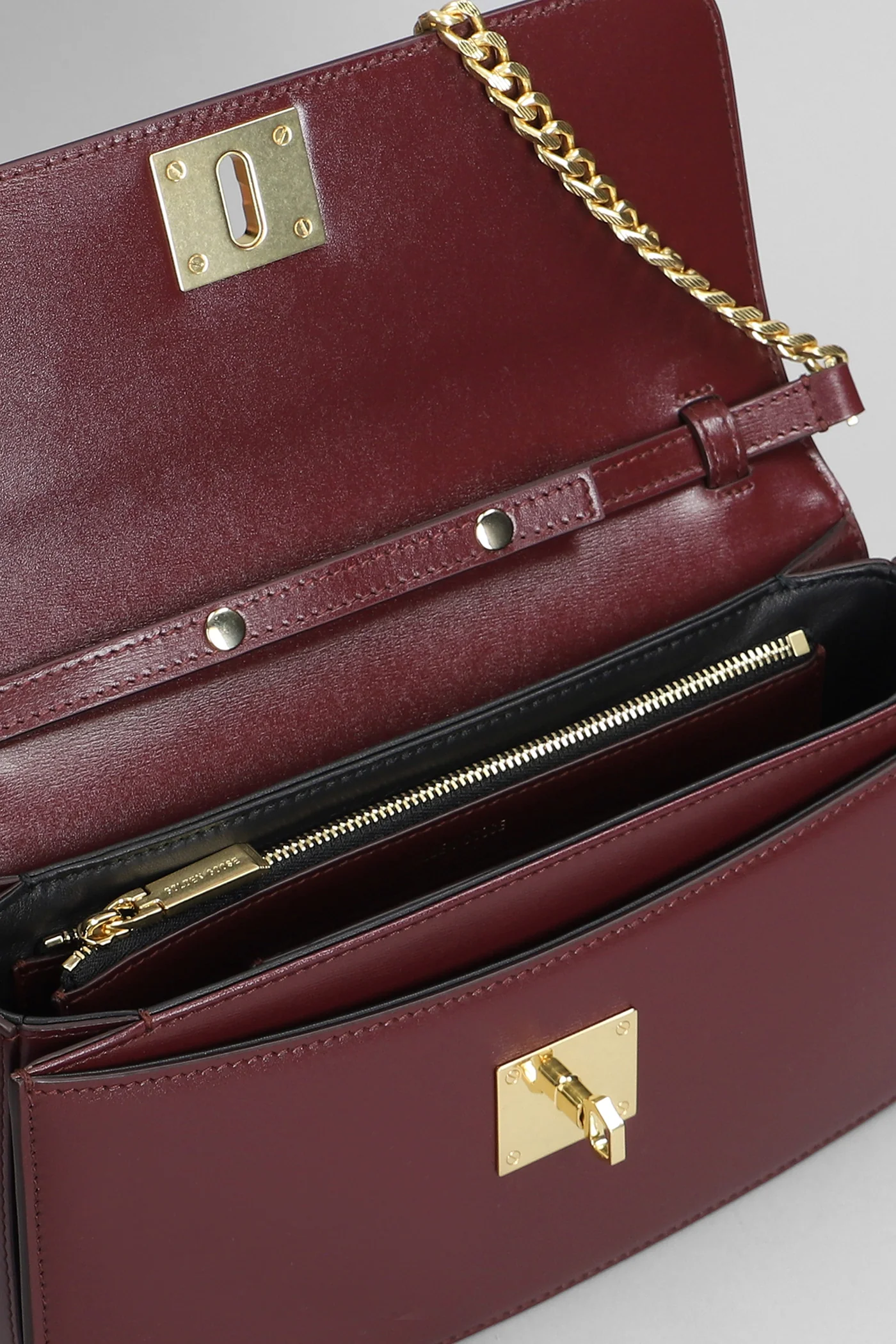 Gioia Shoulder bag in bordeaux leather - Image 4