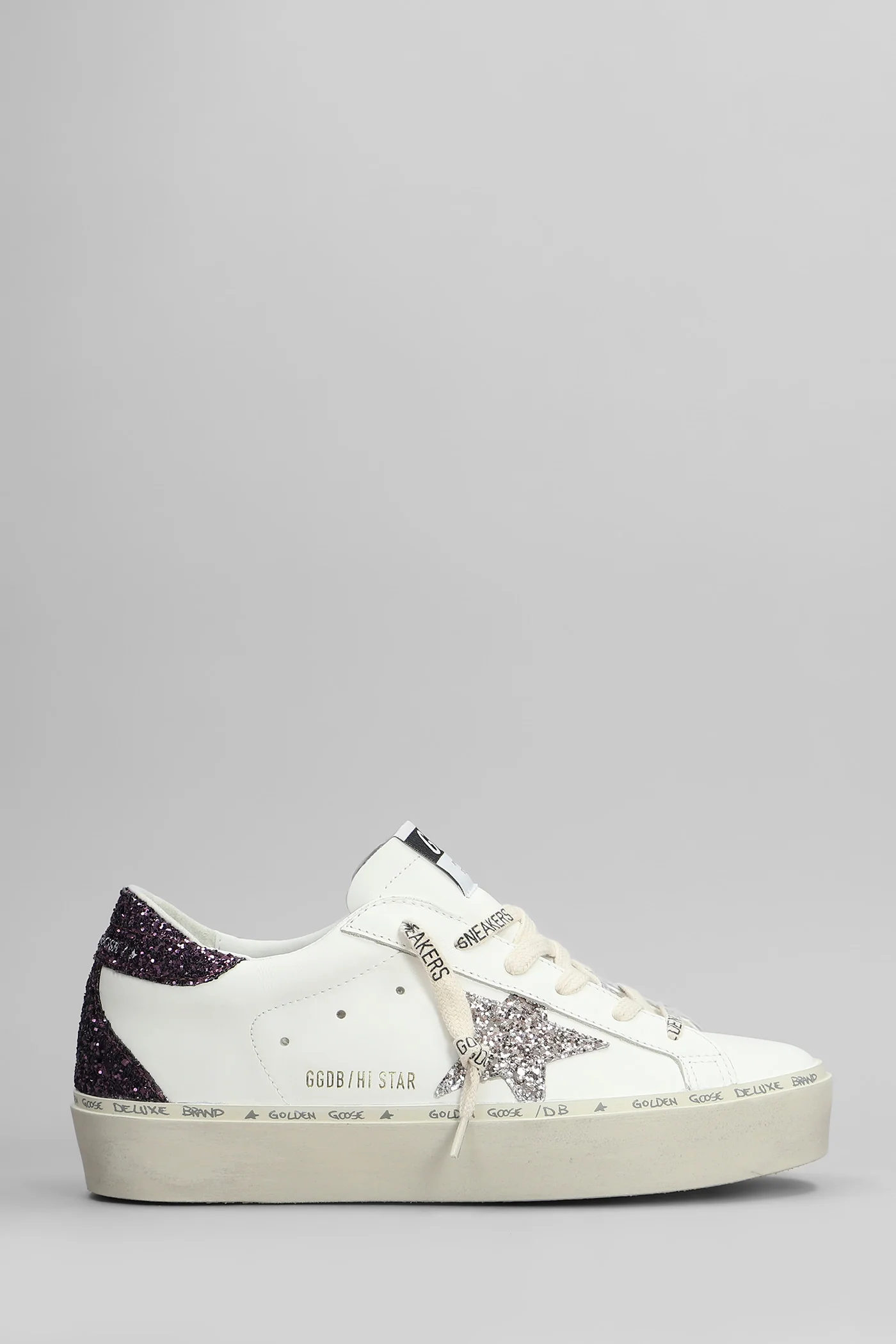 Hi Star Sneakers in white leather