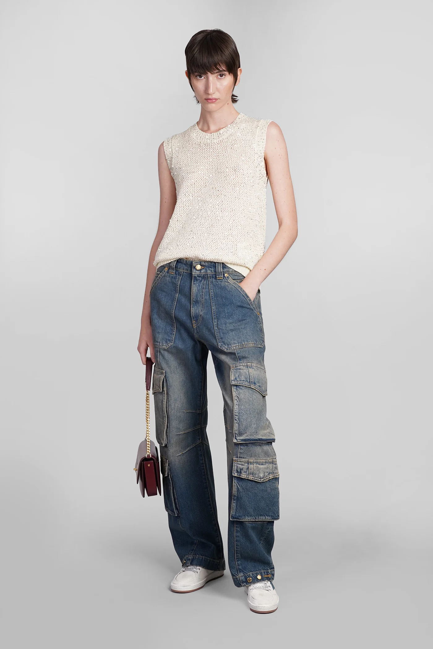 Jeans in blue denim - Image 2