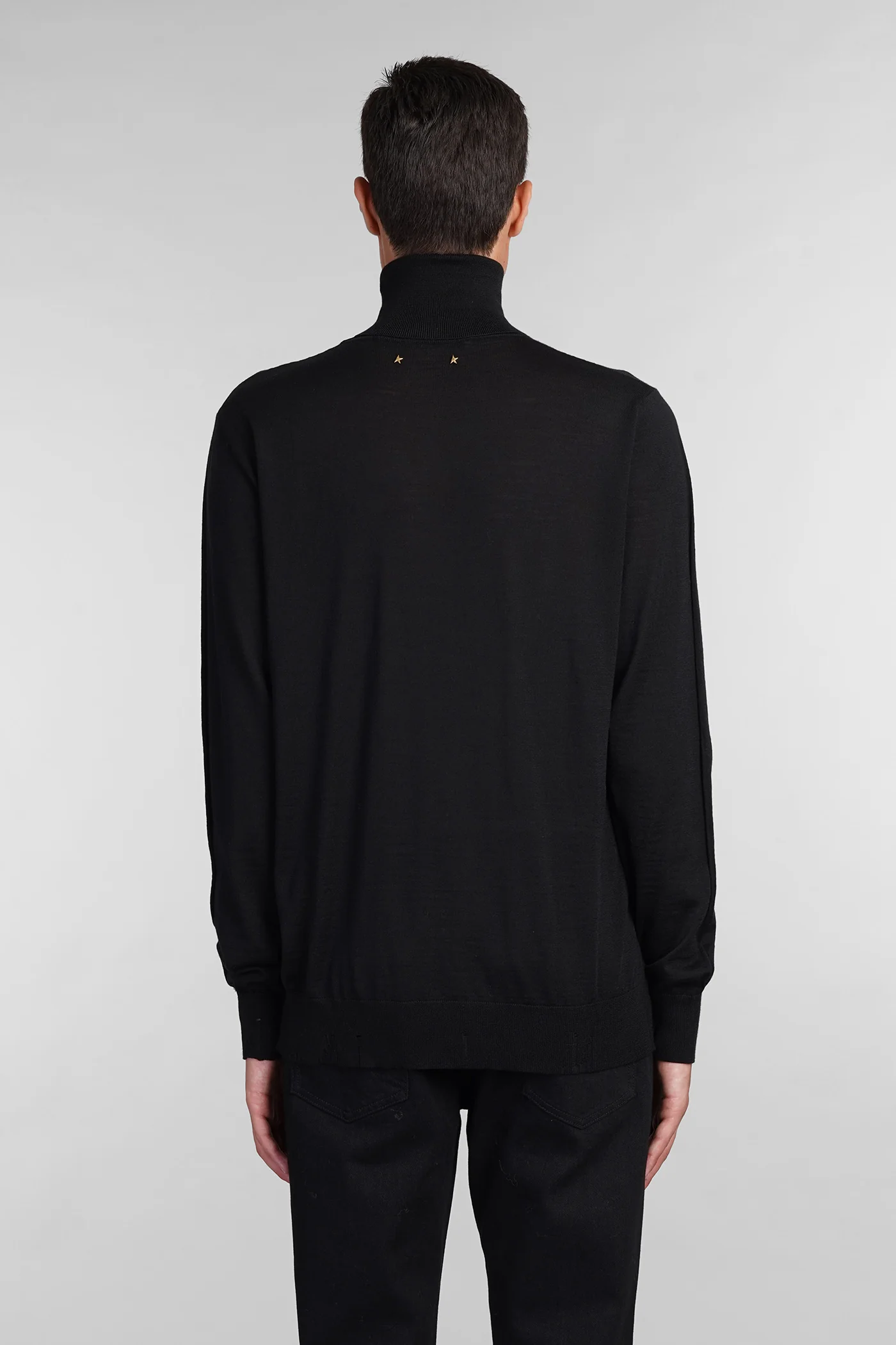 Knitwear in black wool - Image 3