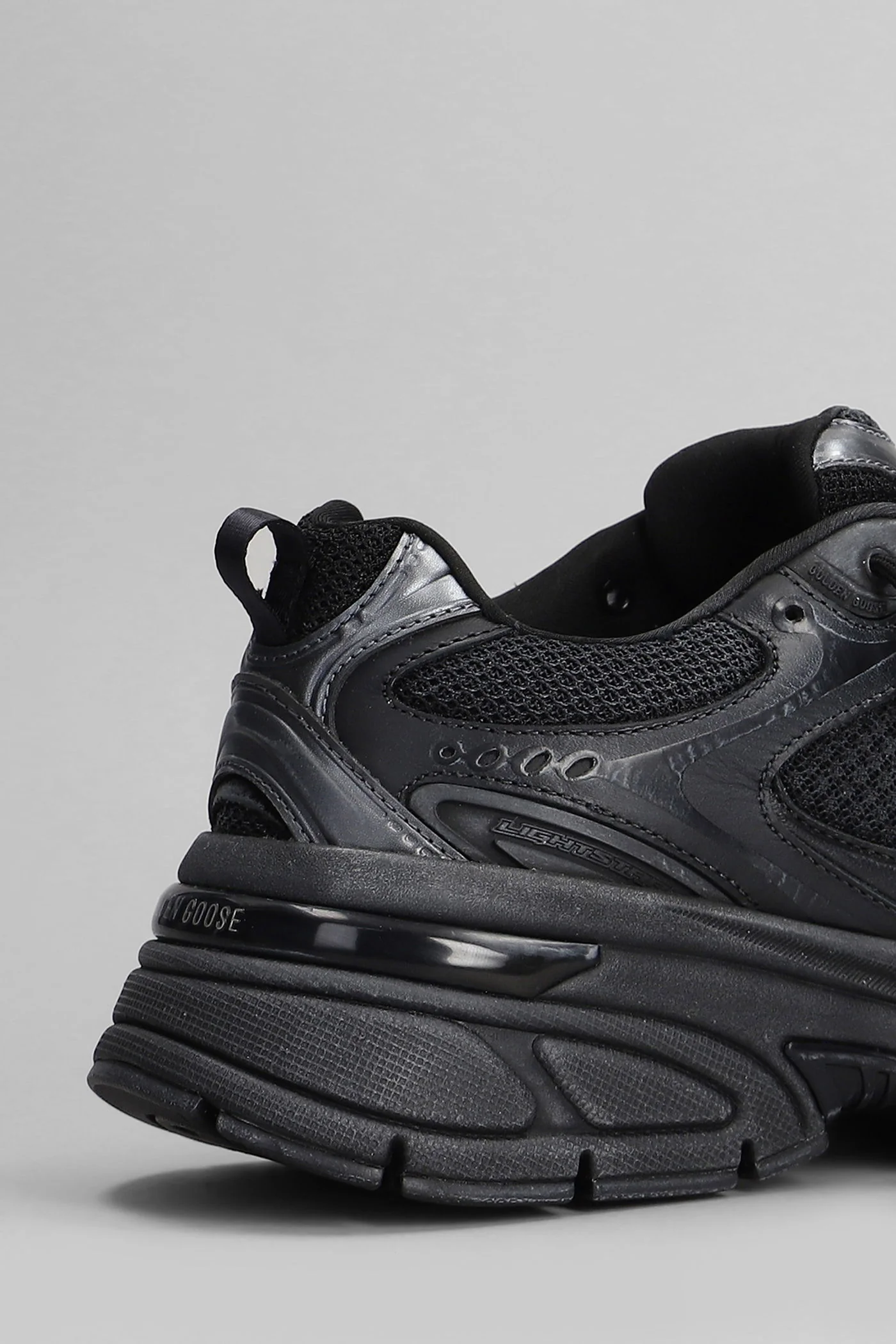Lightstar Sneakers in black leather and fabric - Image 5