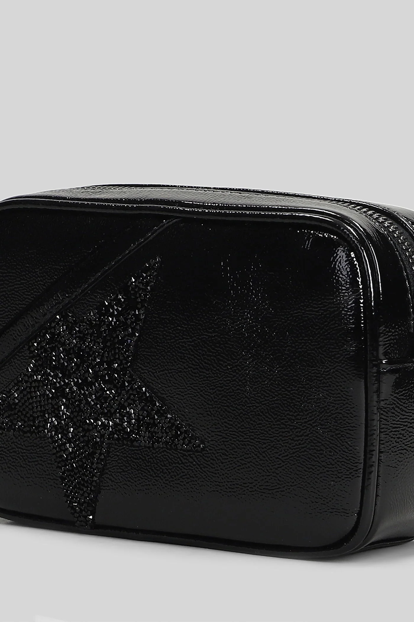 Mini Star Shoulder bag in black leather - Image 4