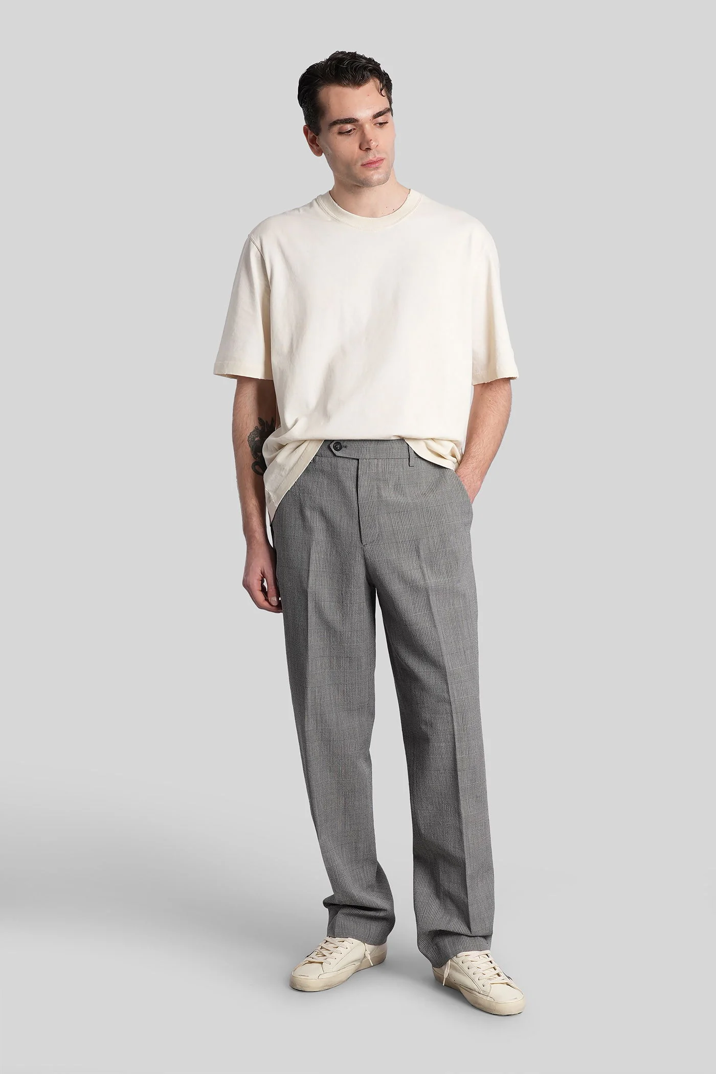 Paco Pants in grey wool - Image 2