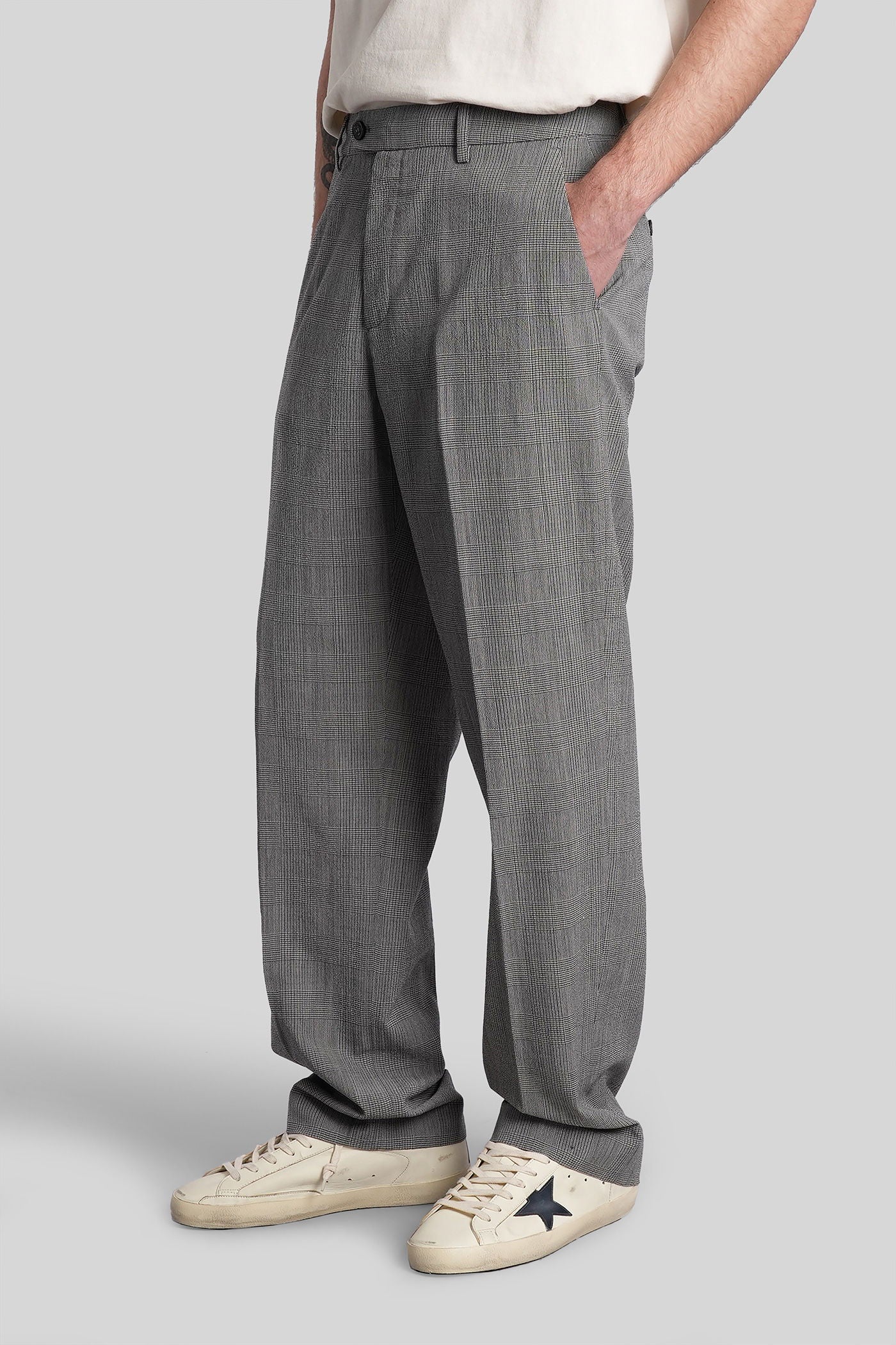 Paco Pants in grey wool - Image 4