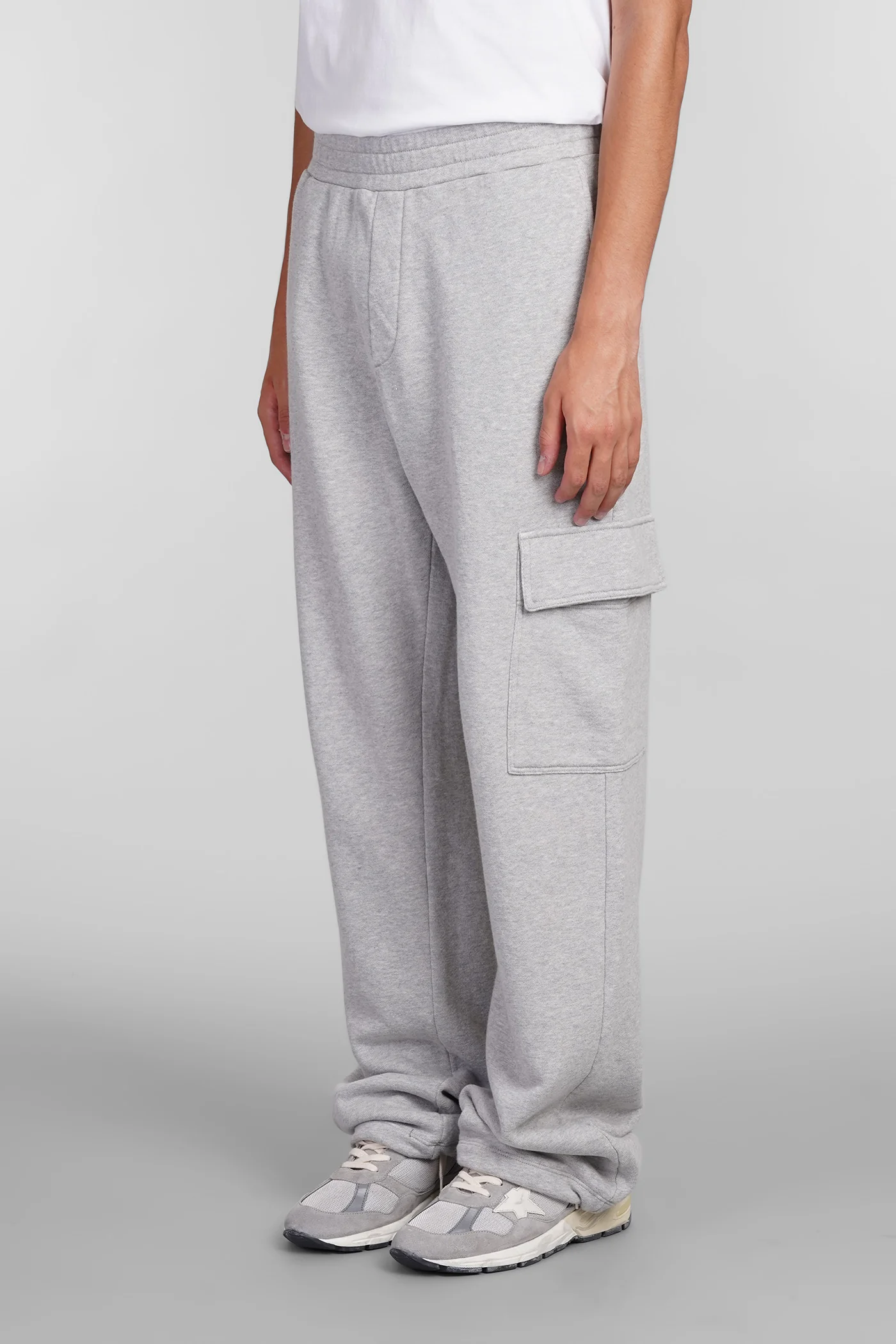 Pants in grey cotton - Image 4