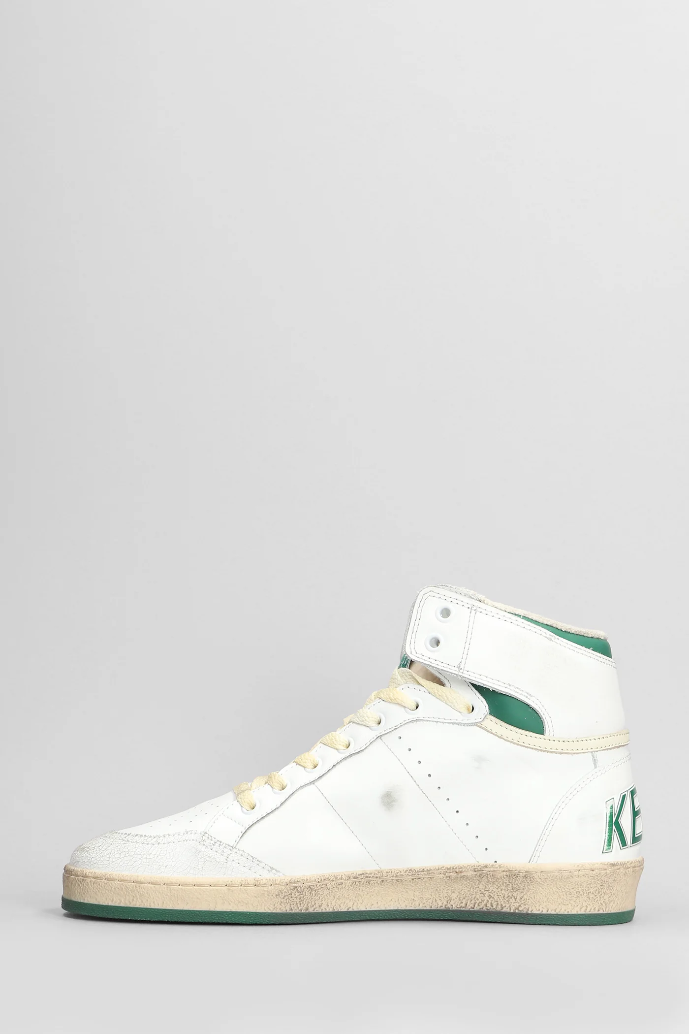 Sky Star Sneakers in white leather - Image 3