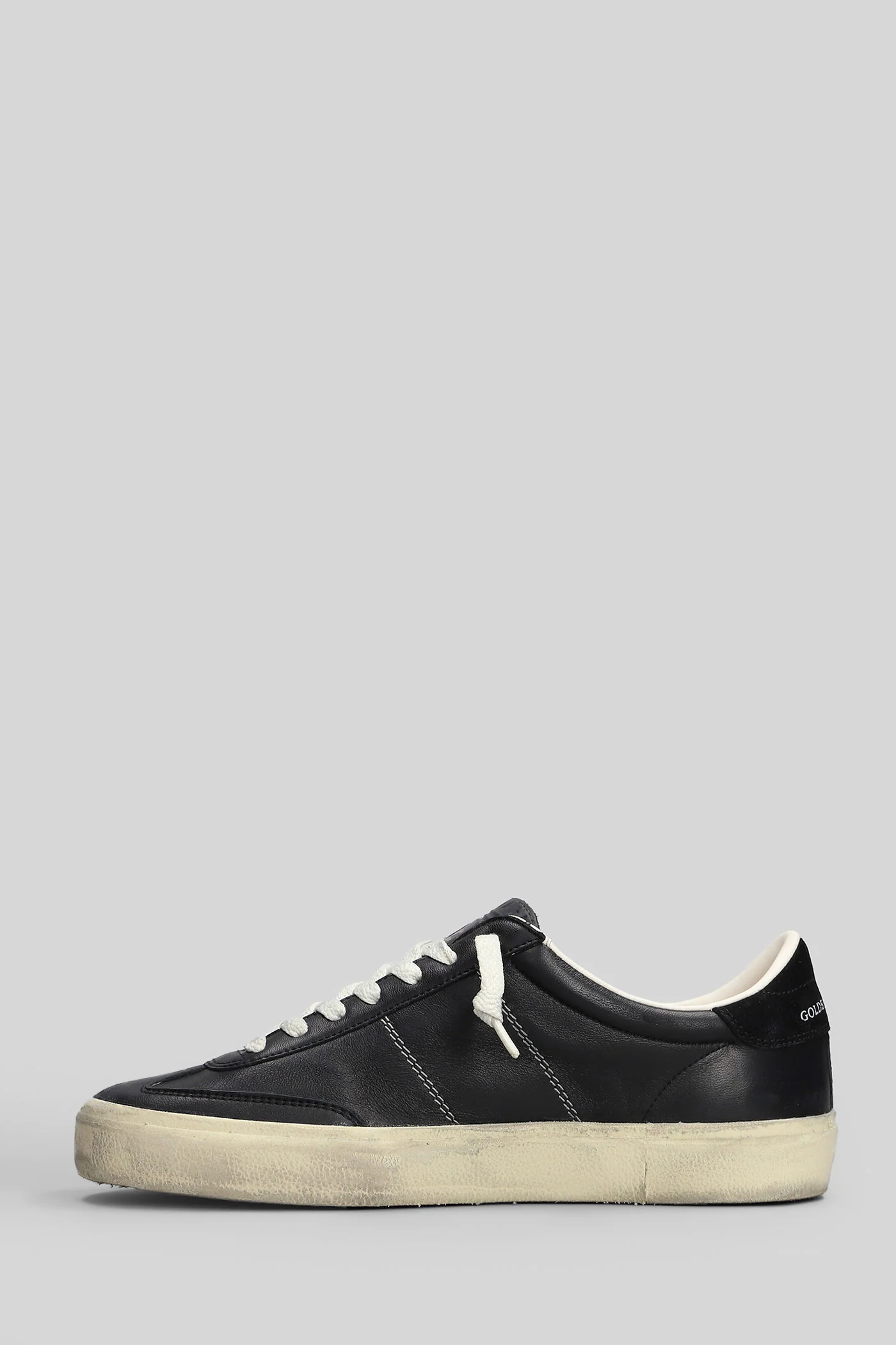 Soul Star Sneakers in black leather - Image 3