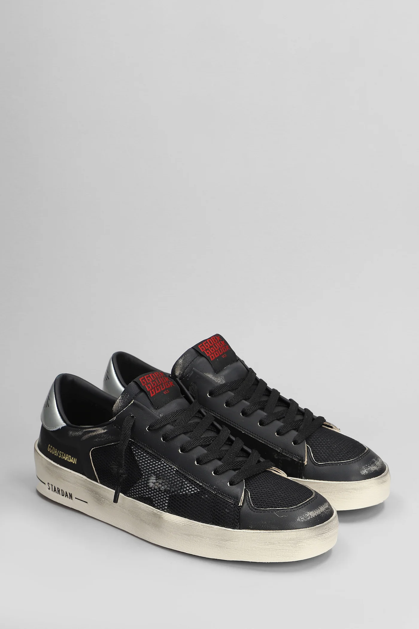 Stardan Sneakers in black leather - Image 2