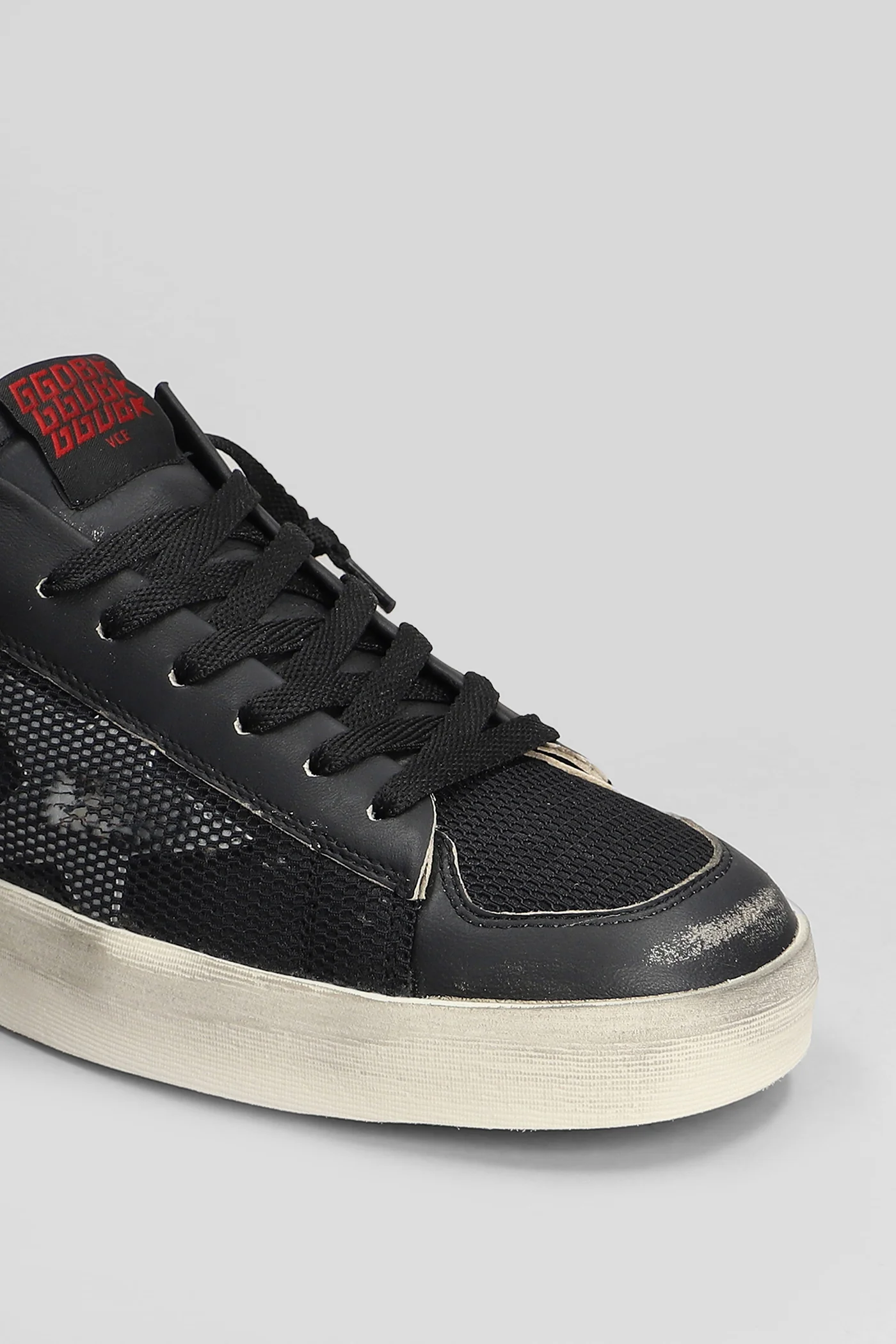 Stardan Sneakers in black leather - Image 5