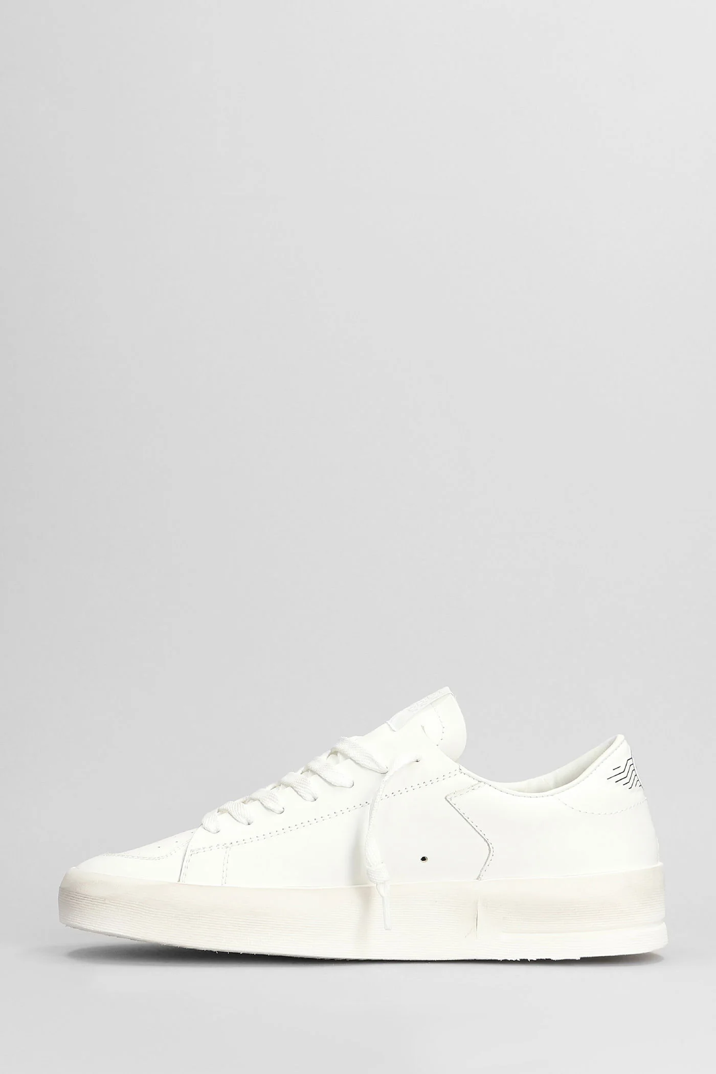 Stardan Sneakers in white leather - Image 3