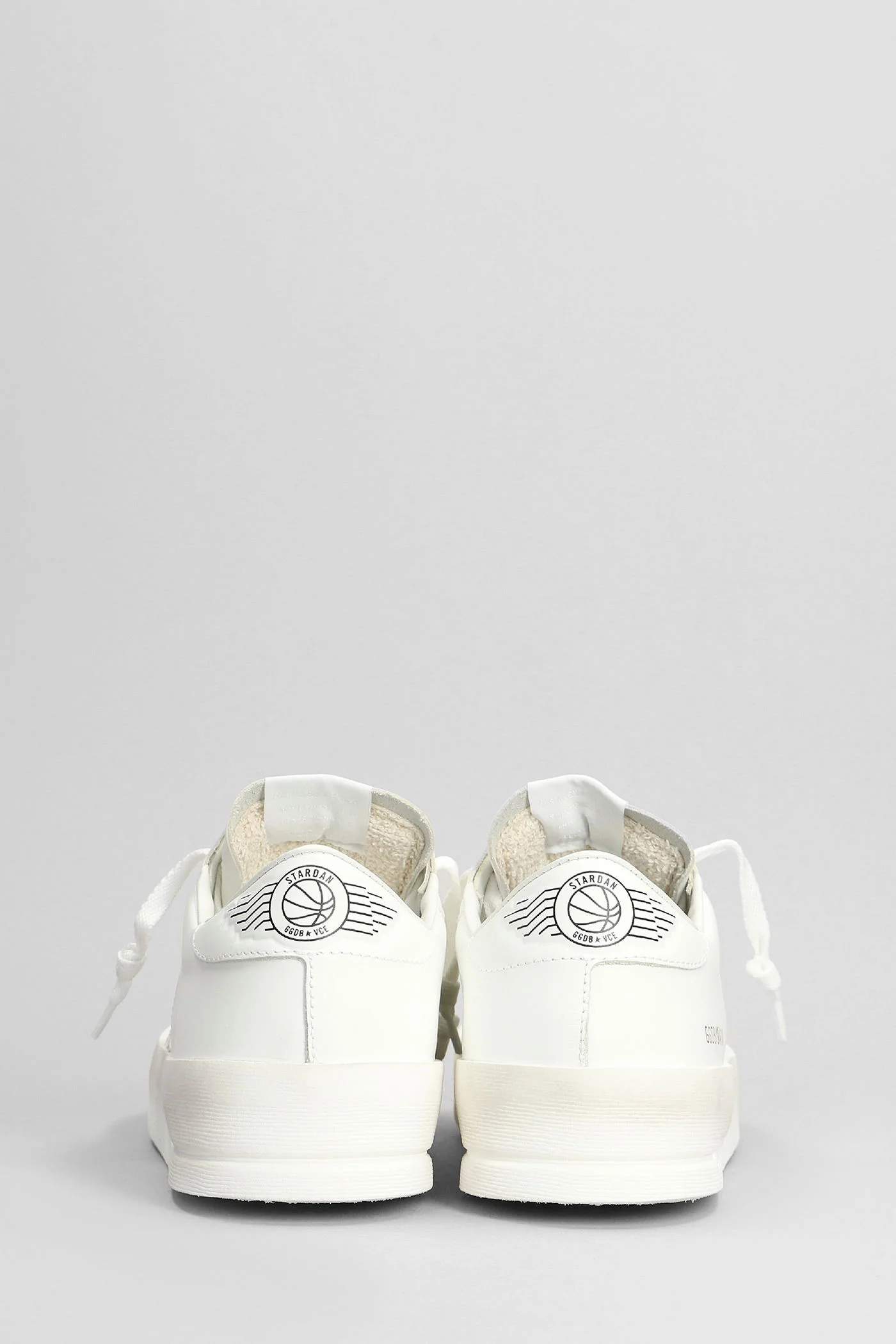 Stardan Sneakers in white leather - Image 4