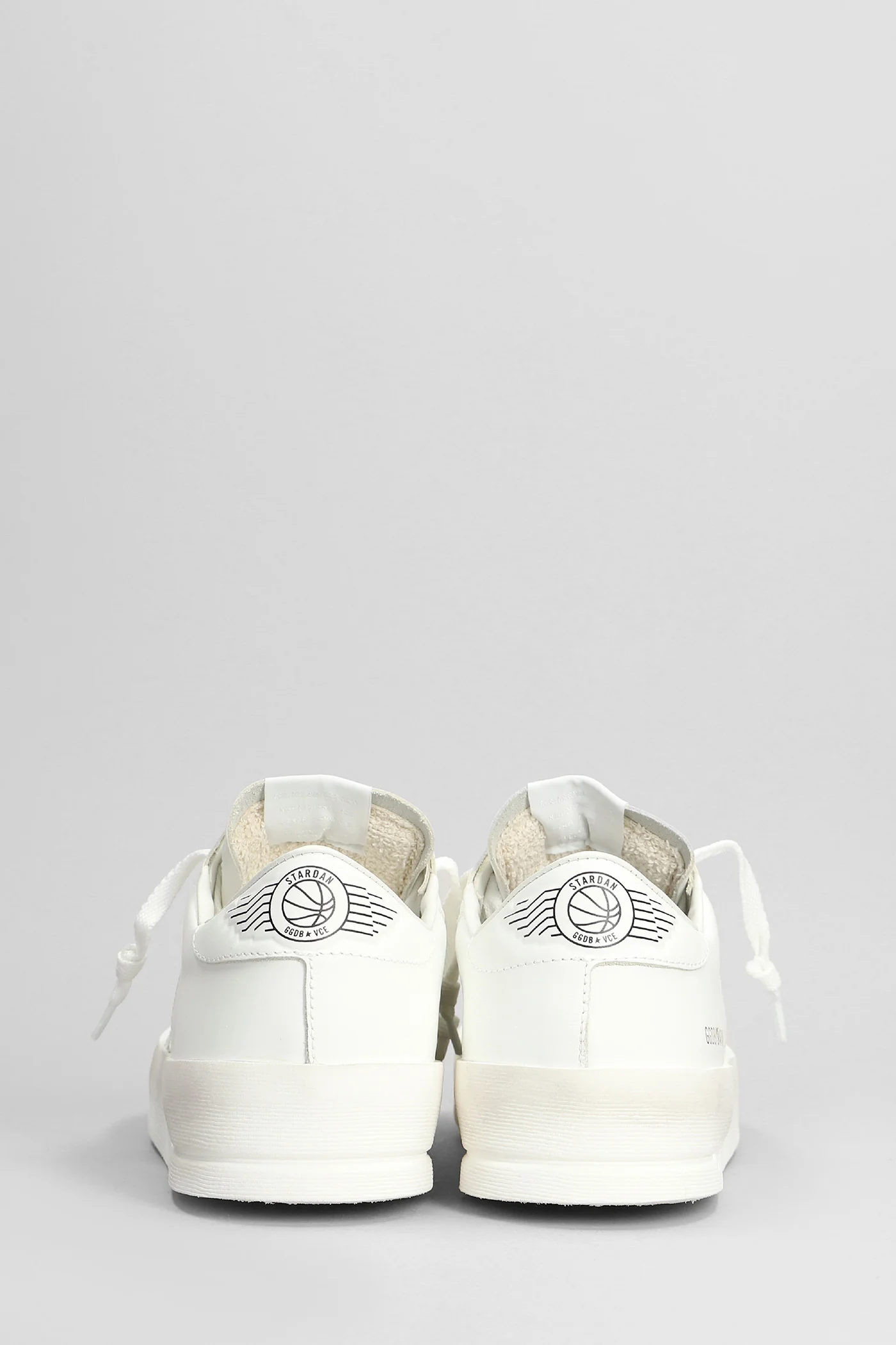 Stardan Sneakers in white leather - Image 4