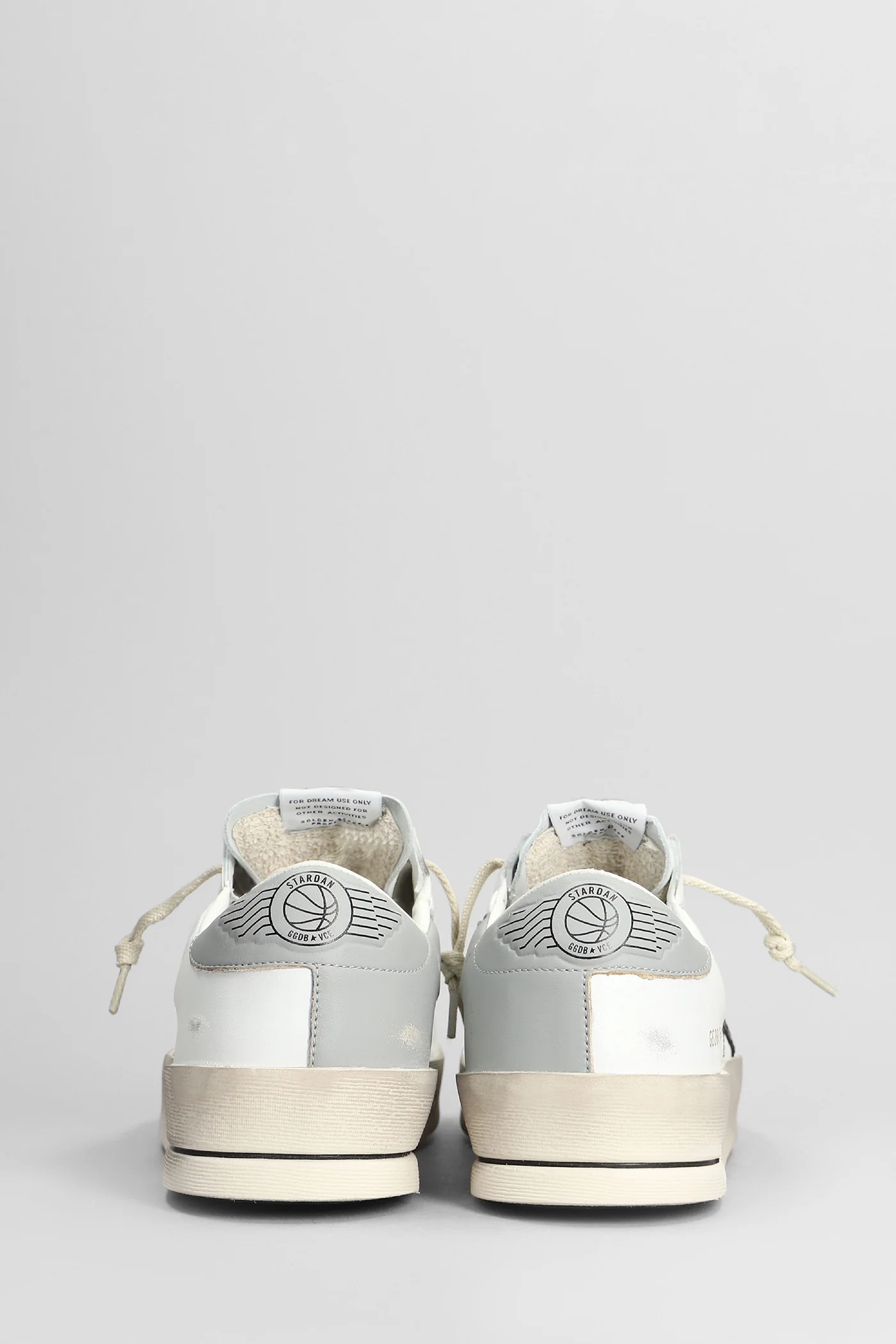 Stardan Sneakers in white leather - Image 4