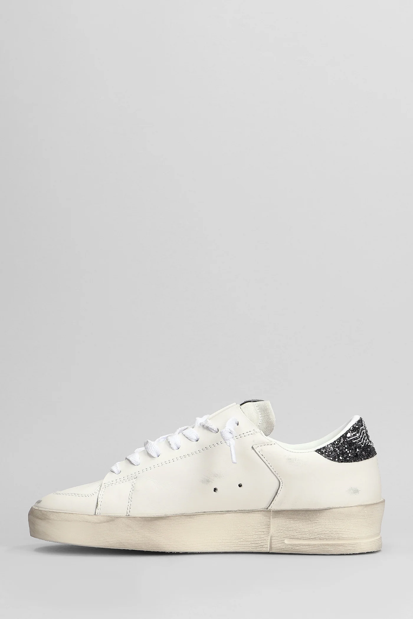 Stardan Sneakers in white leather - Image 3