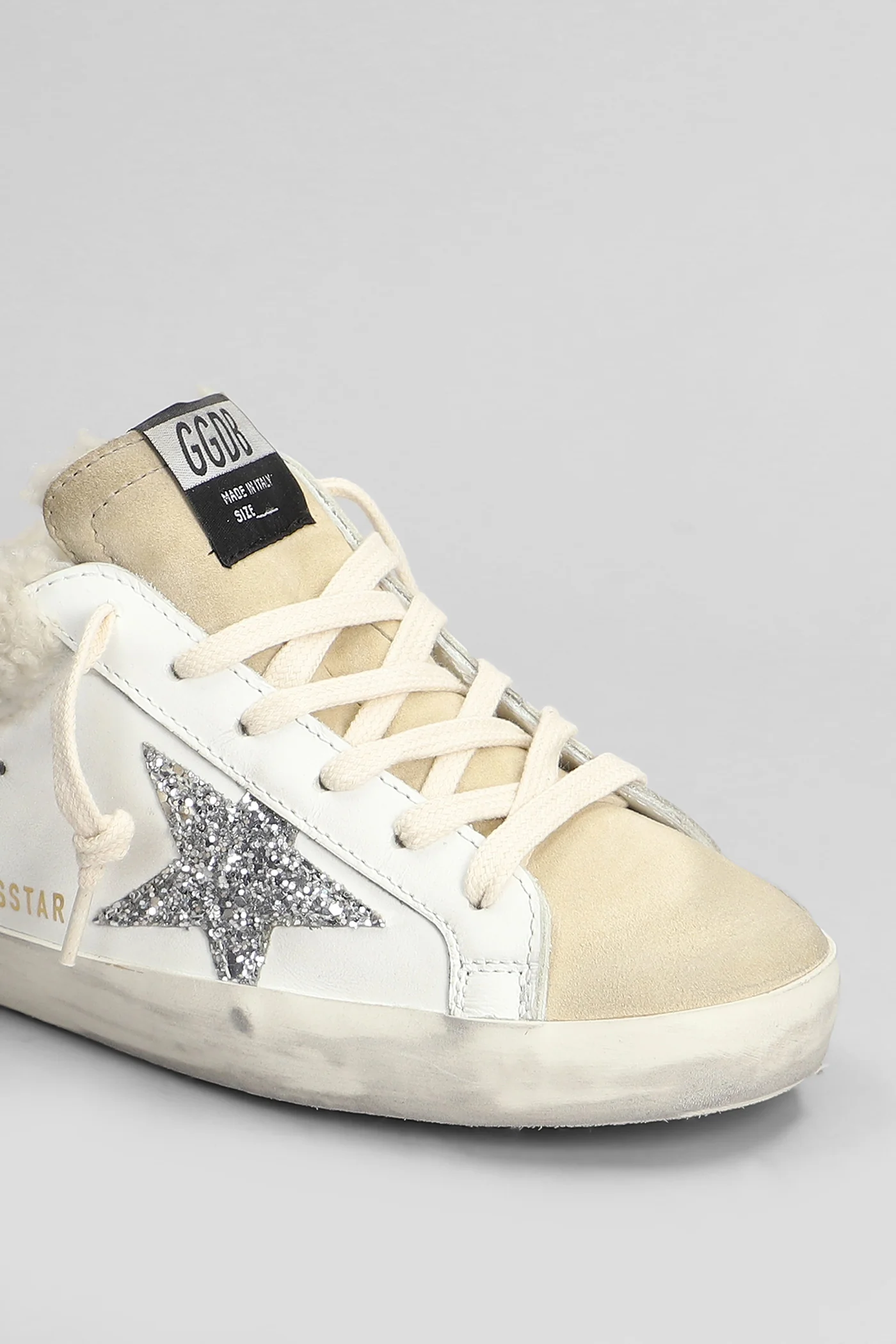 Super Star Sneakers in white leather - Image 5
