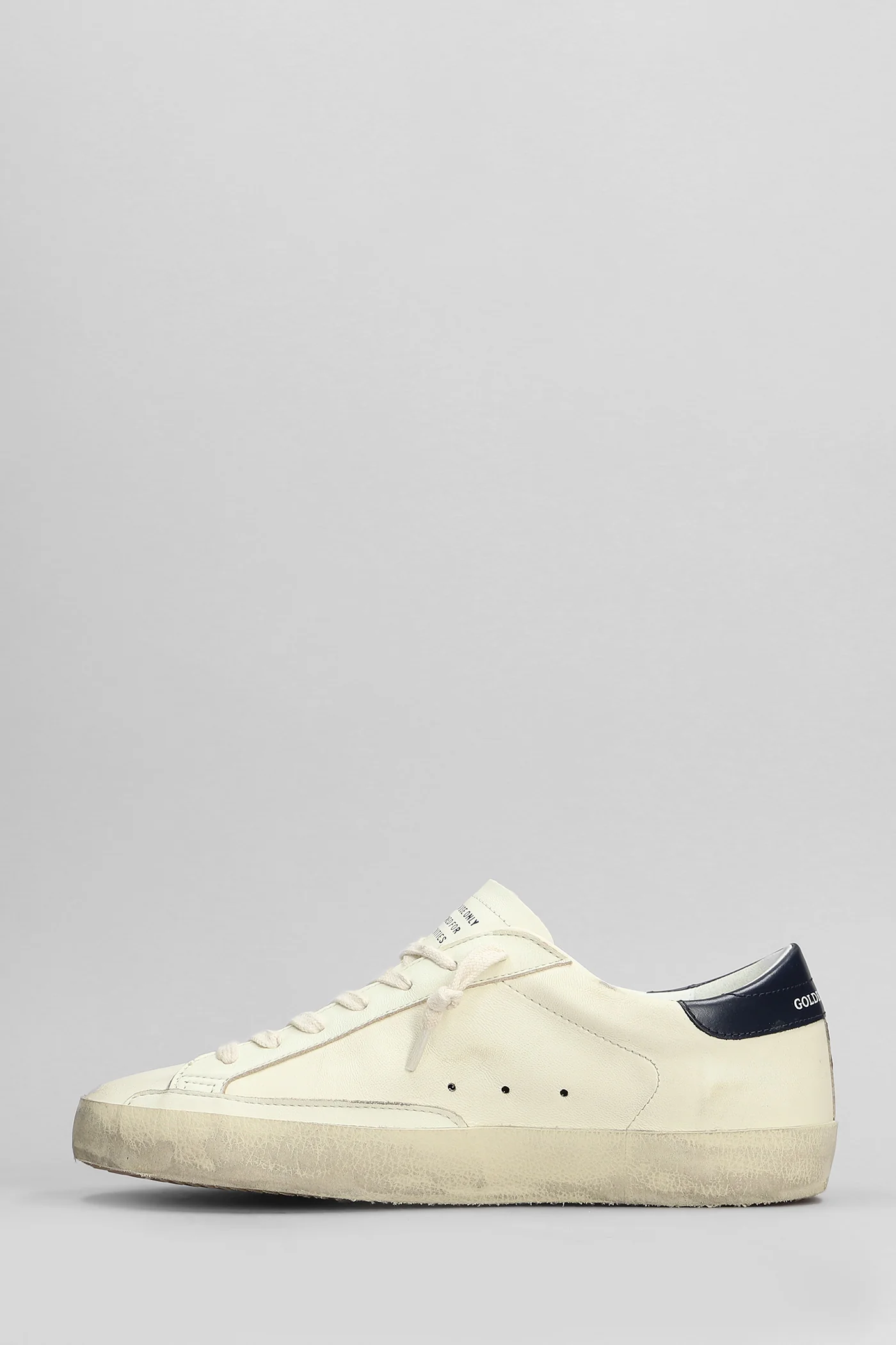 Superstar Sneakers in beige leather - Image 3