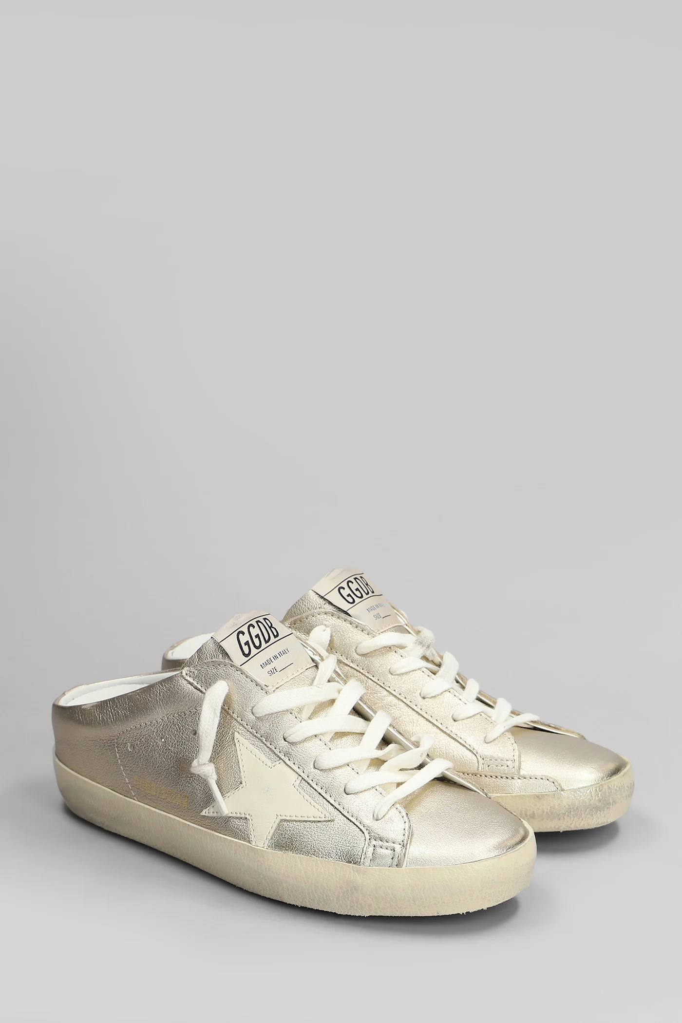 Superstar Sneakers in platinum leather - Image 2