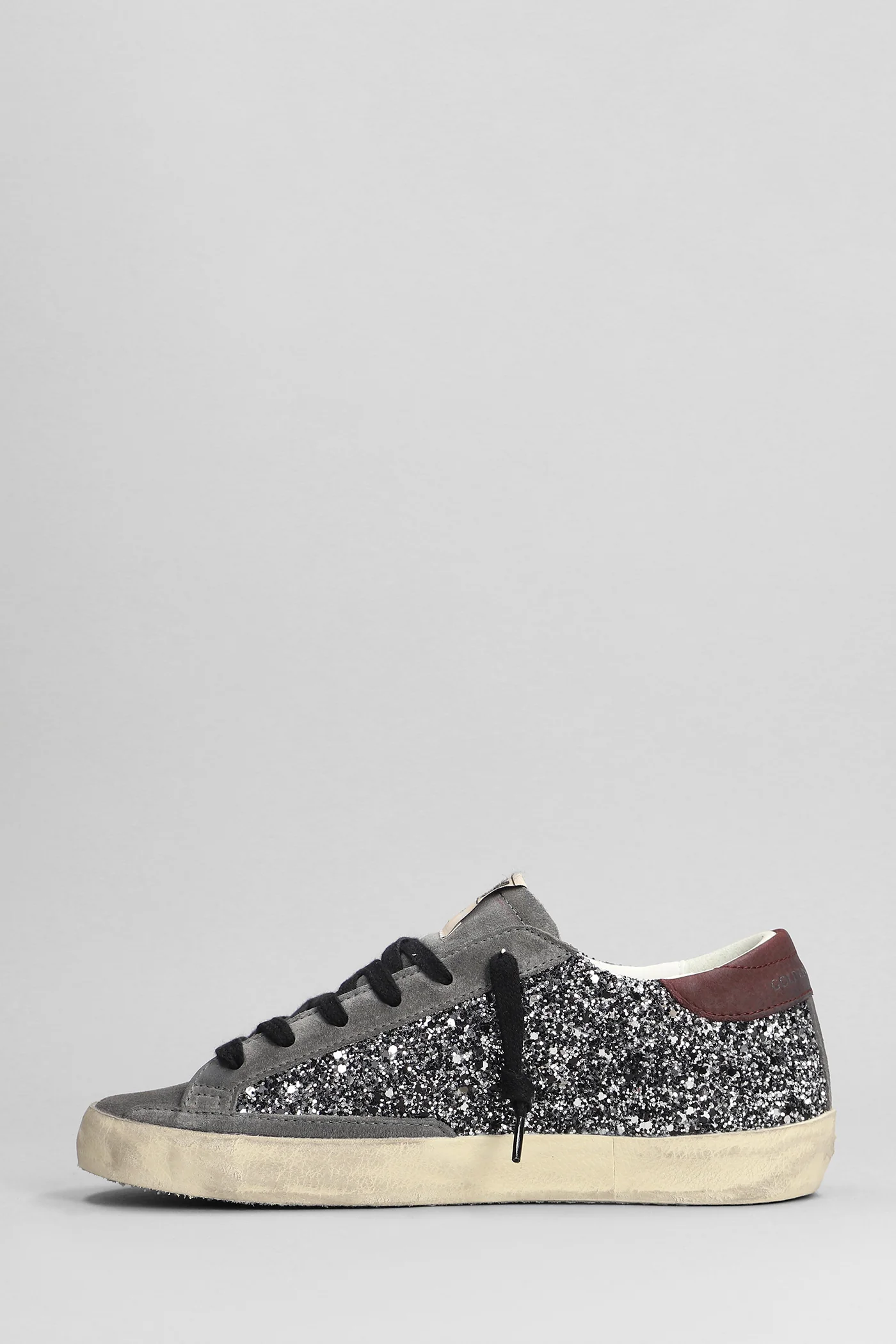 Superstar Sneakers in silver glitter - Image 3