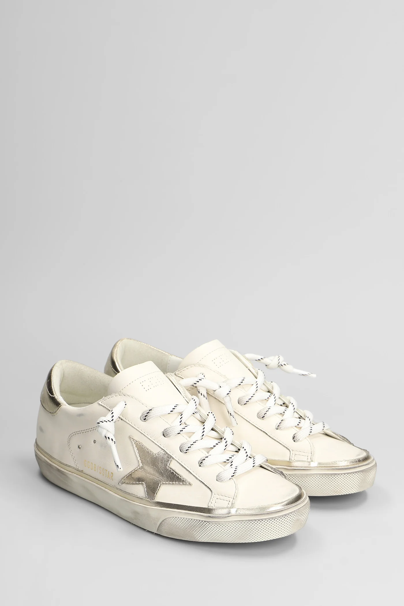 Superstar Sneakers in white leather - Image 2