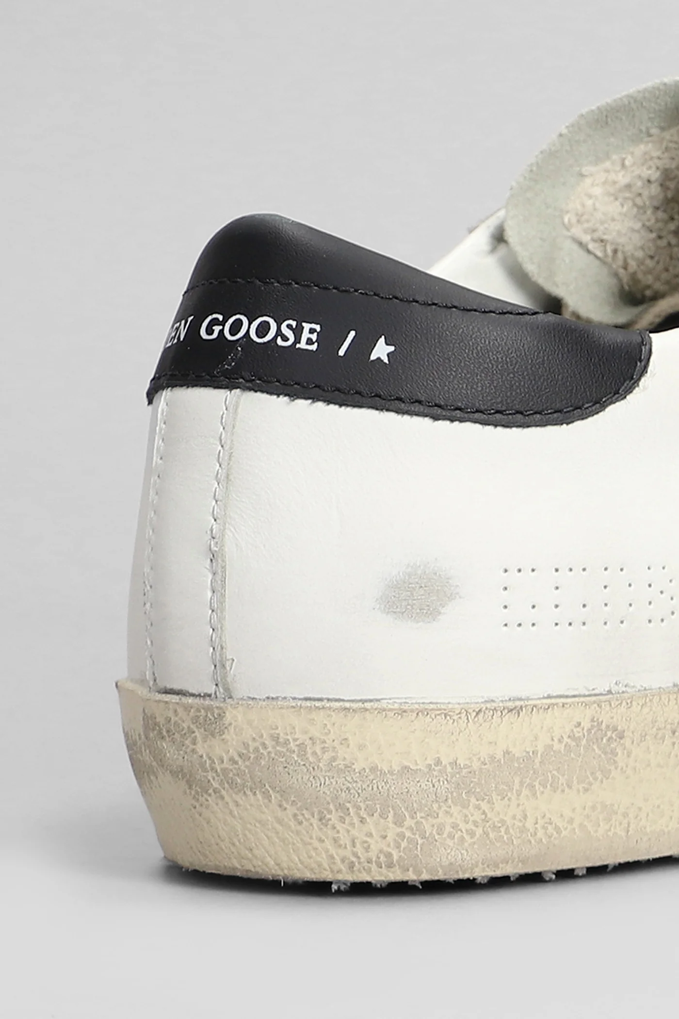 Superstar Sneakers in white suede and leather - Image 5