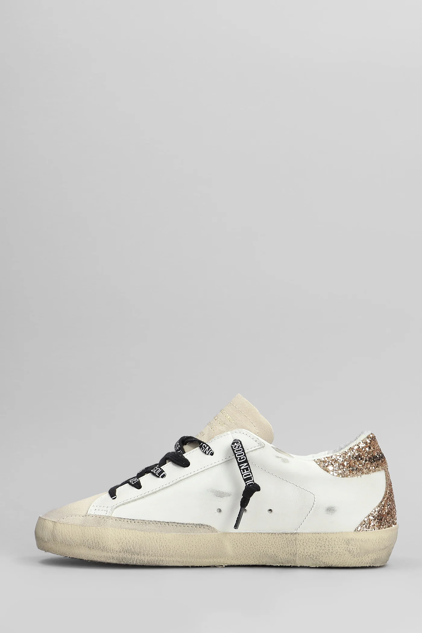 Superstar Sneakers in white suede and leather - Image 3