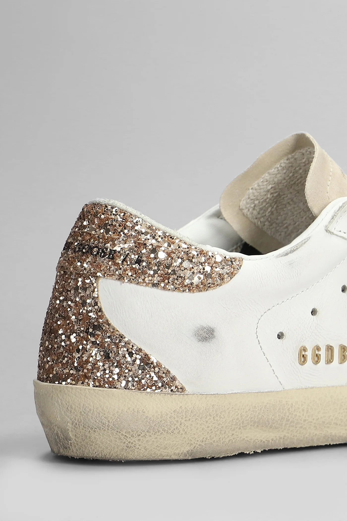 Superstar Sneakers in white suede and leather - Image 5