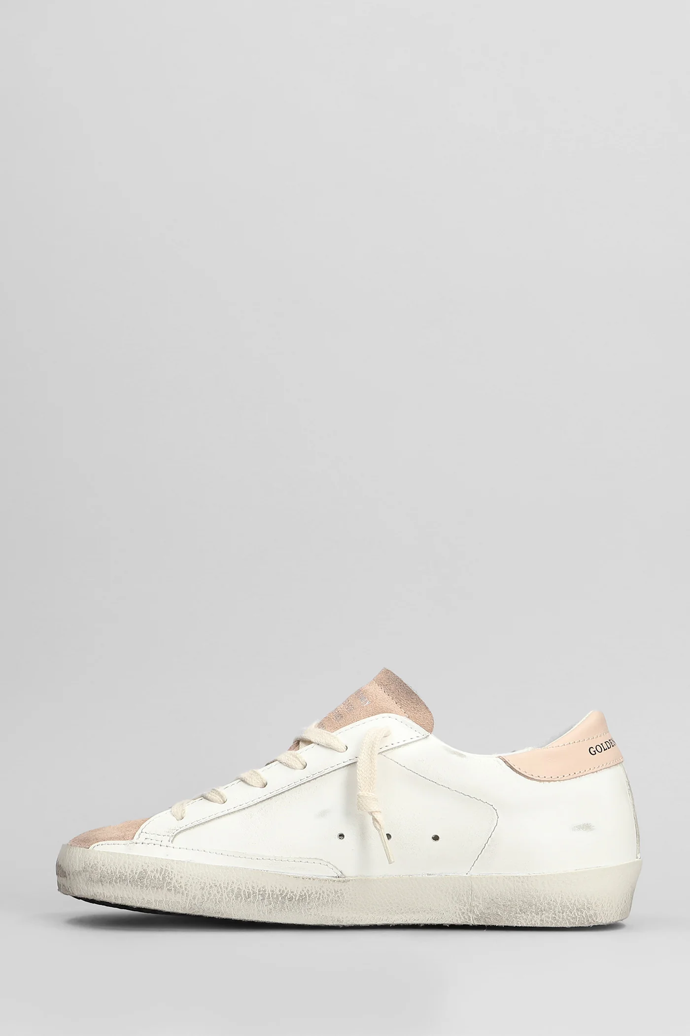 Superstar Sneakers in white suede and leather - Image 3