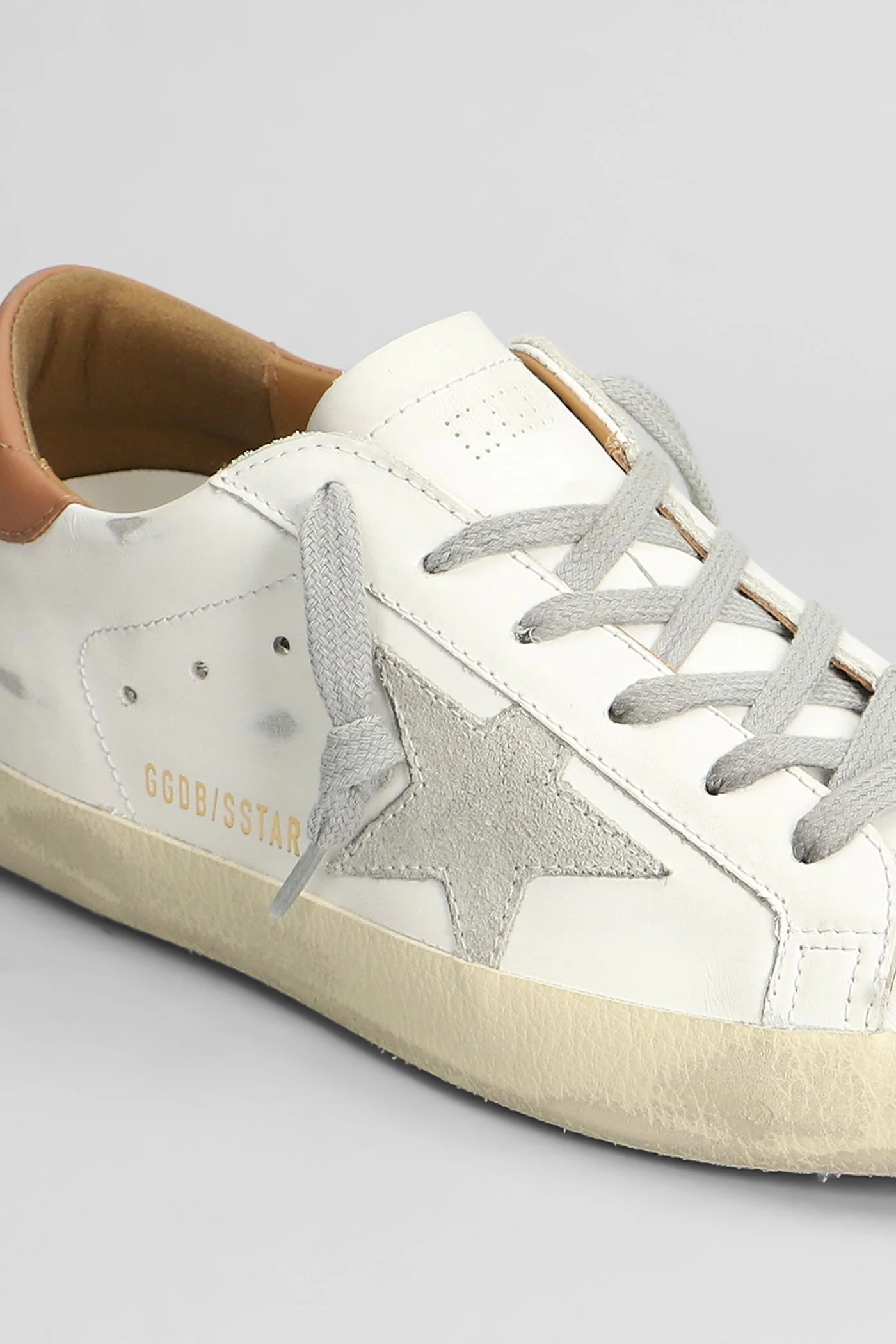 Superstar Sneakers in white suede and leather - Image 5