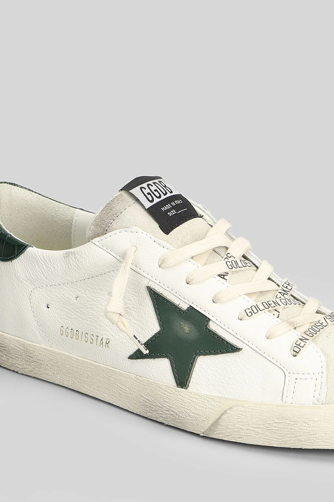 Superstar Sneakers in white suede and leather - Image 5
