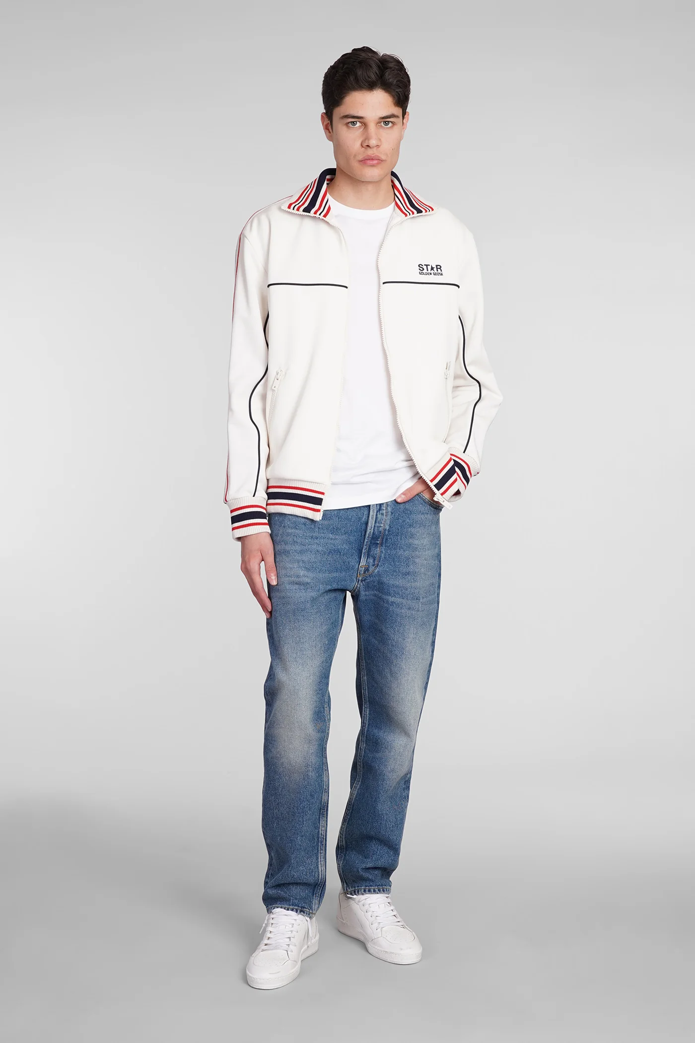 Sweatshirt in beige polyester - Image 2