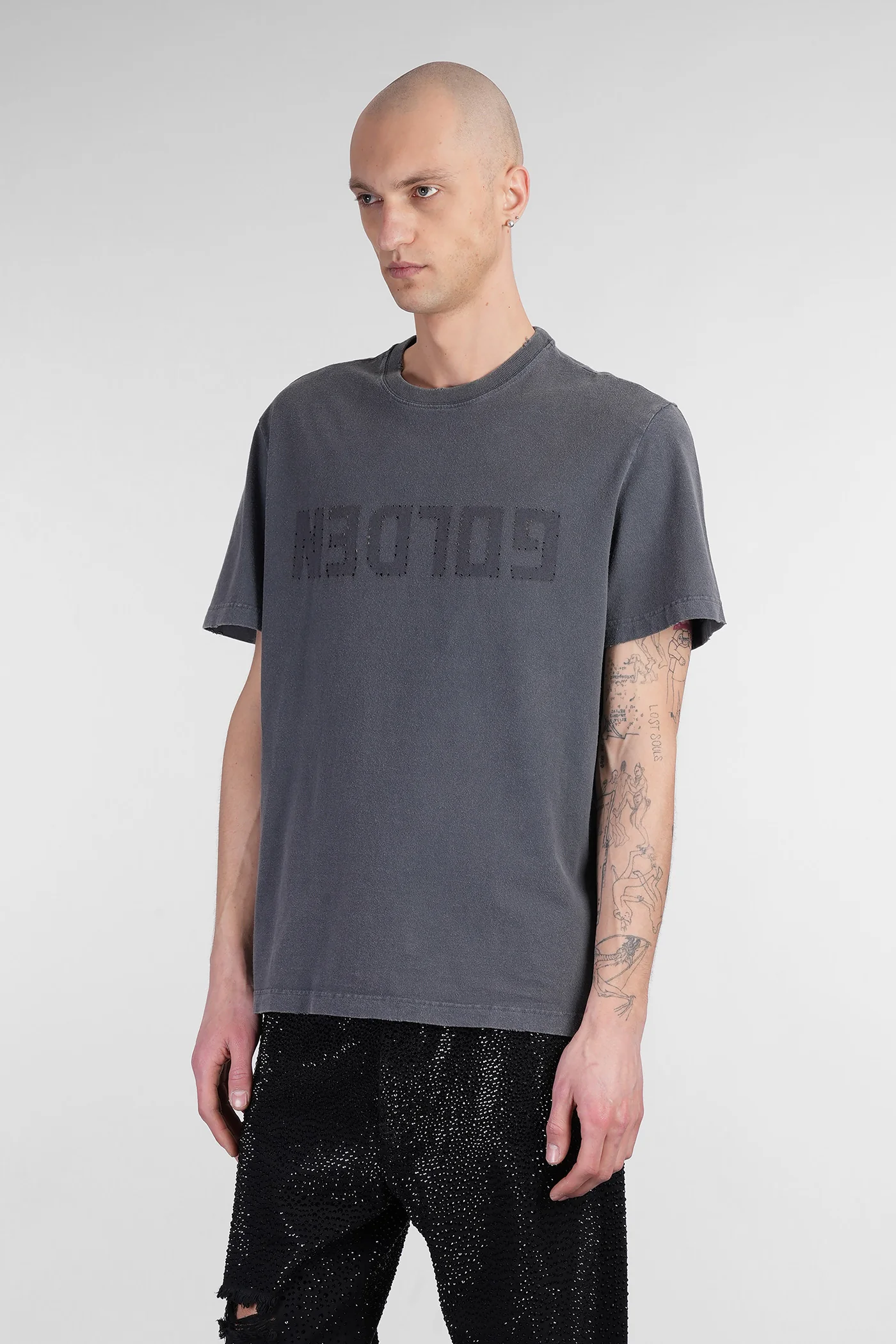 T-Shirt in grey cotton - Image 4