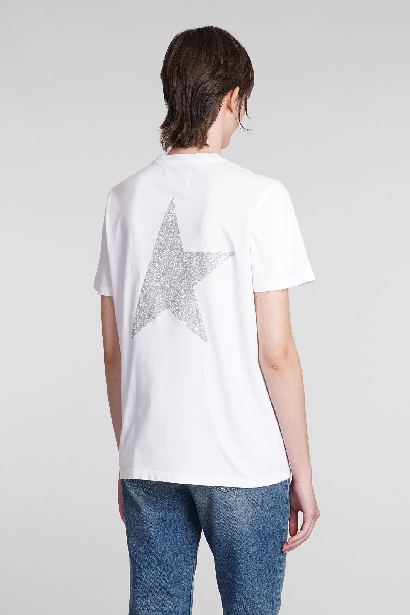 T-Shirt in white cotton - Image 3