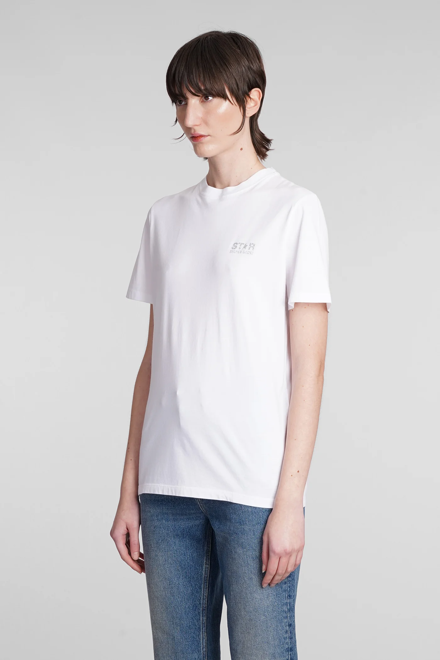 T-Shirt in white cotton - Image 4
