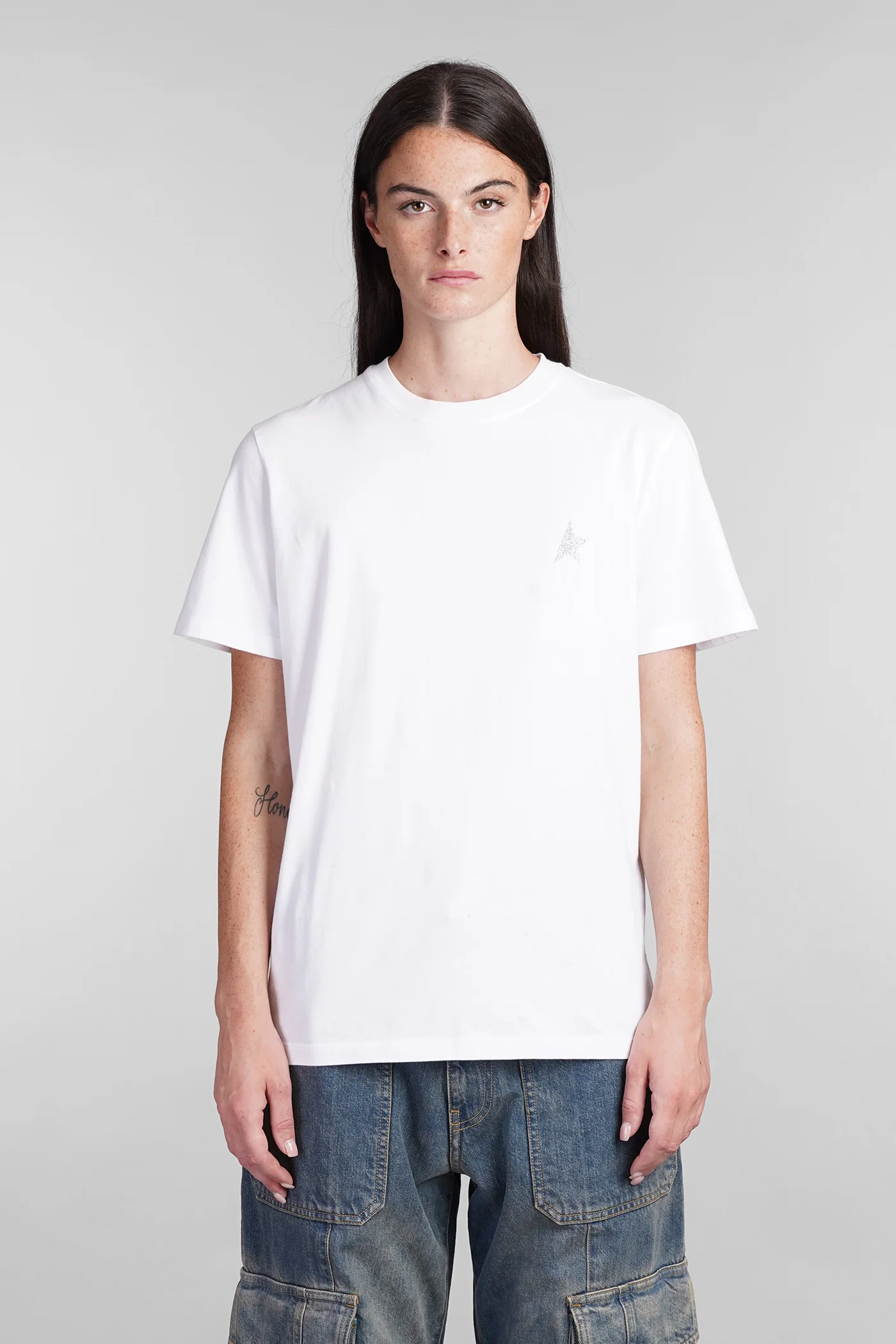 T-Shirt in white cotton - Image 26