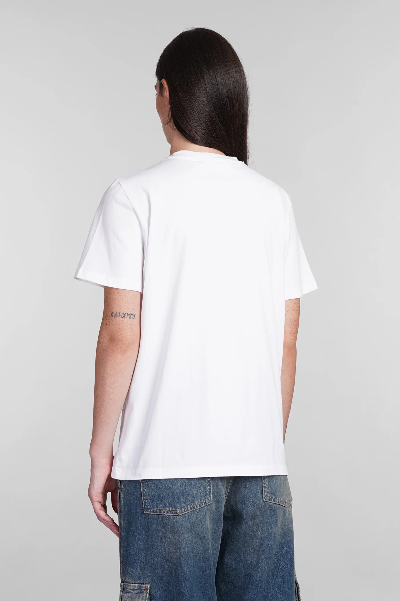 T-Shirt in white cotton - Image 38