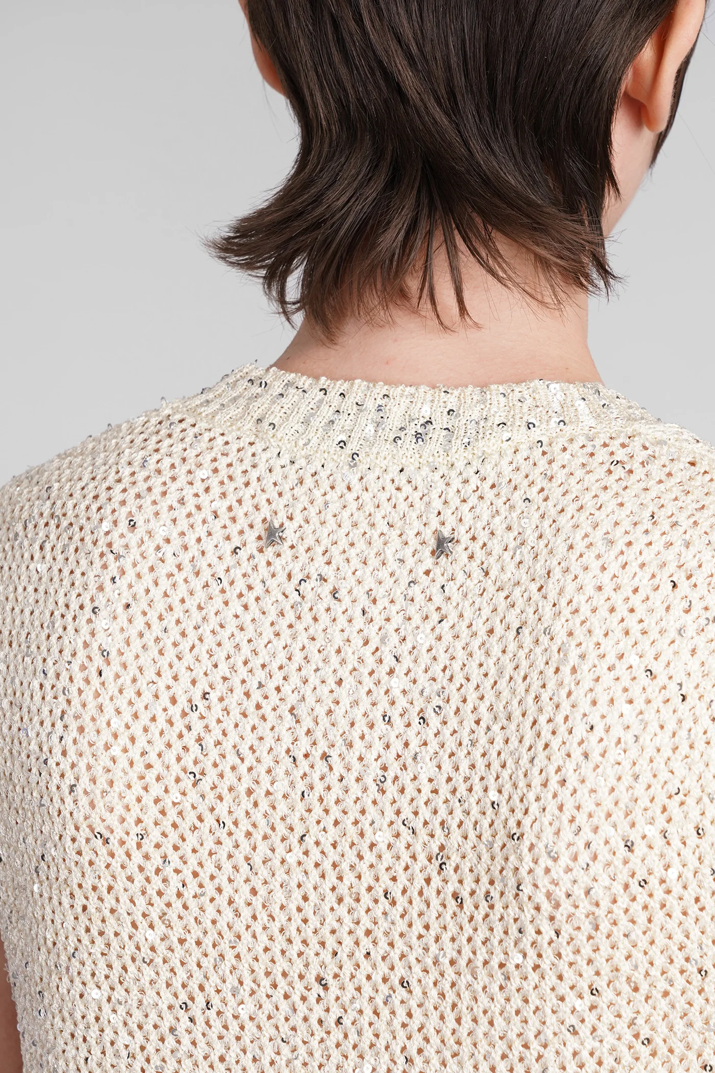 Topwear in white polyamide - Image 5