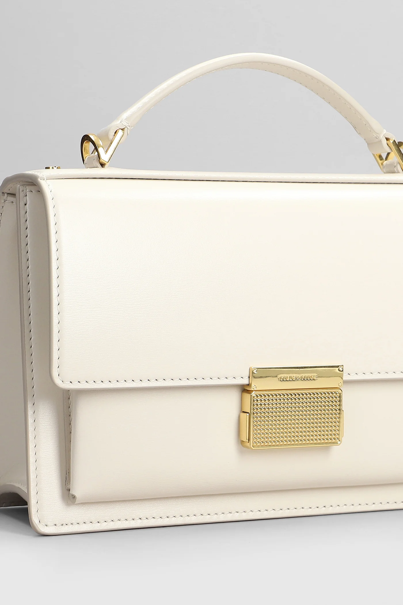 Venezia Shoulder bag in white leather - Image 4