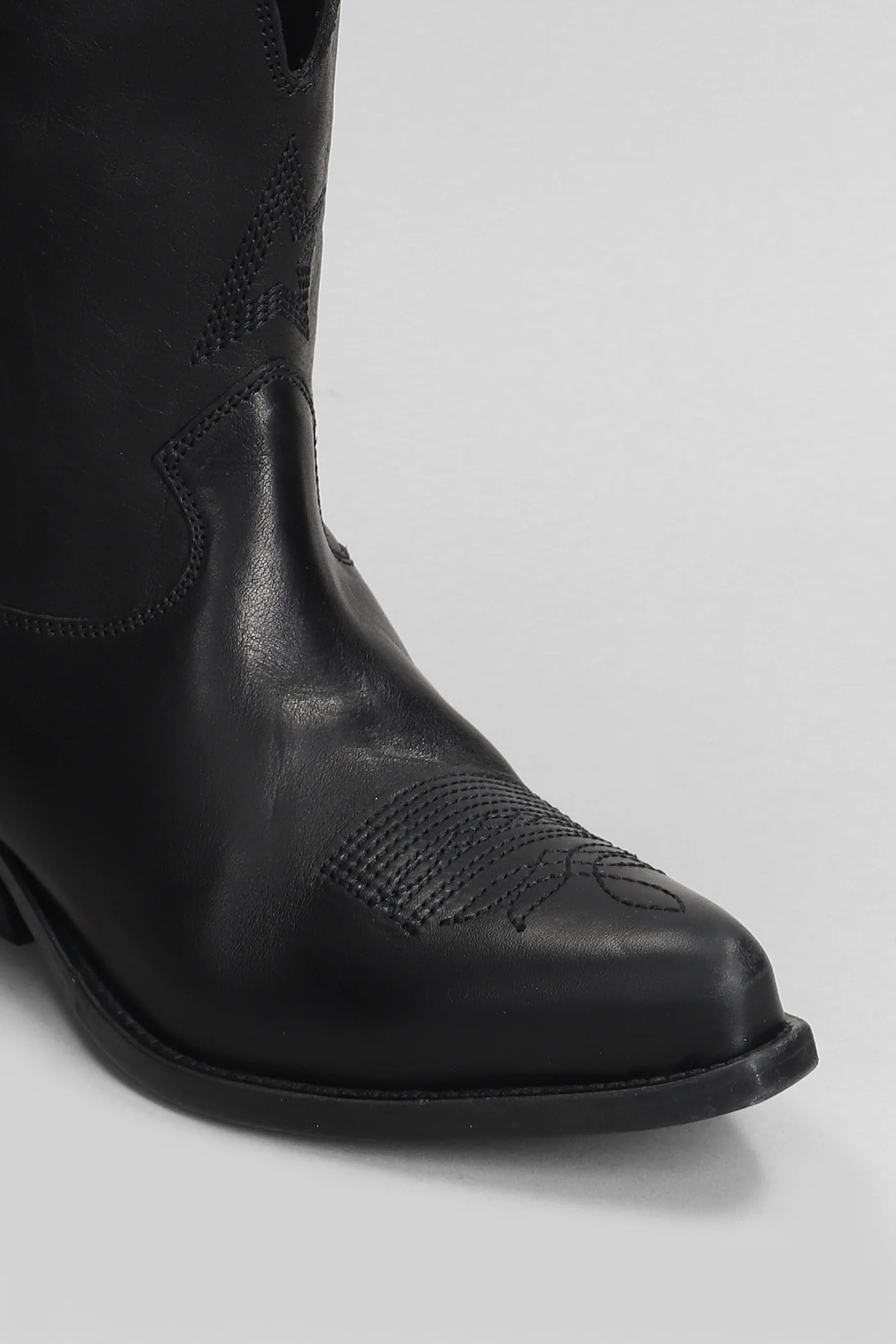 Wish Star texan Ankle boots in black leather - Image 5