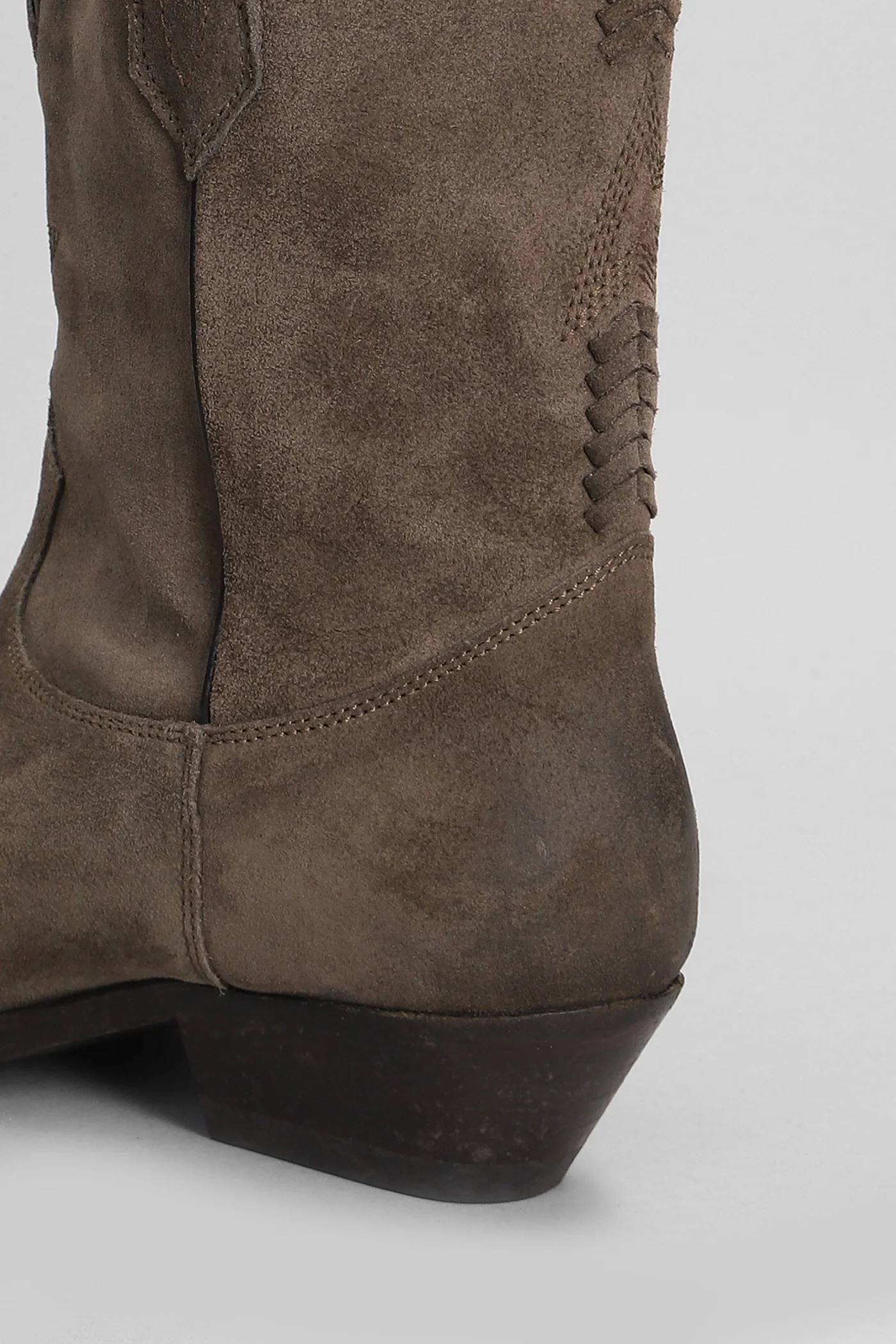 Wish Star texan Ankle boots in brown suede - Image 5