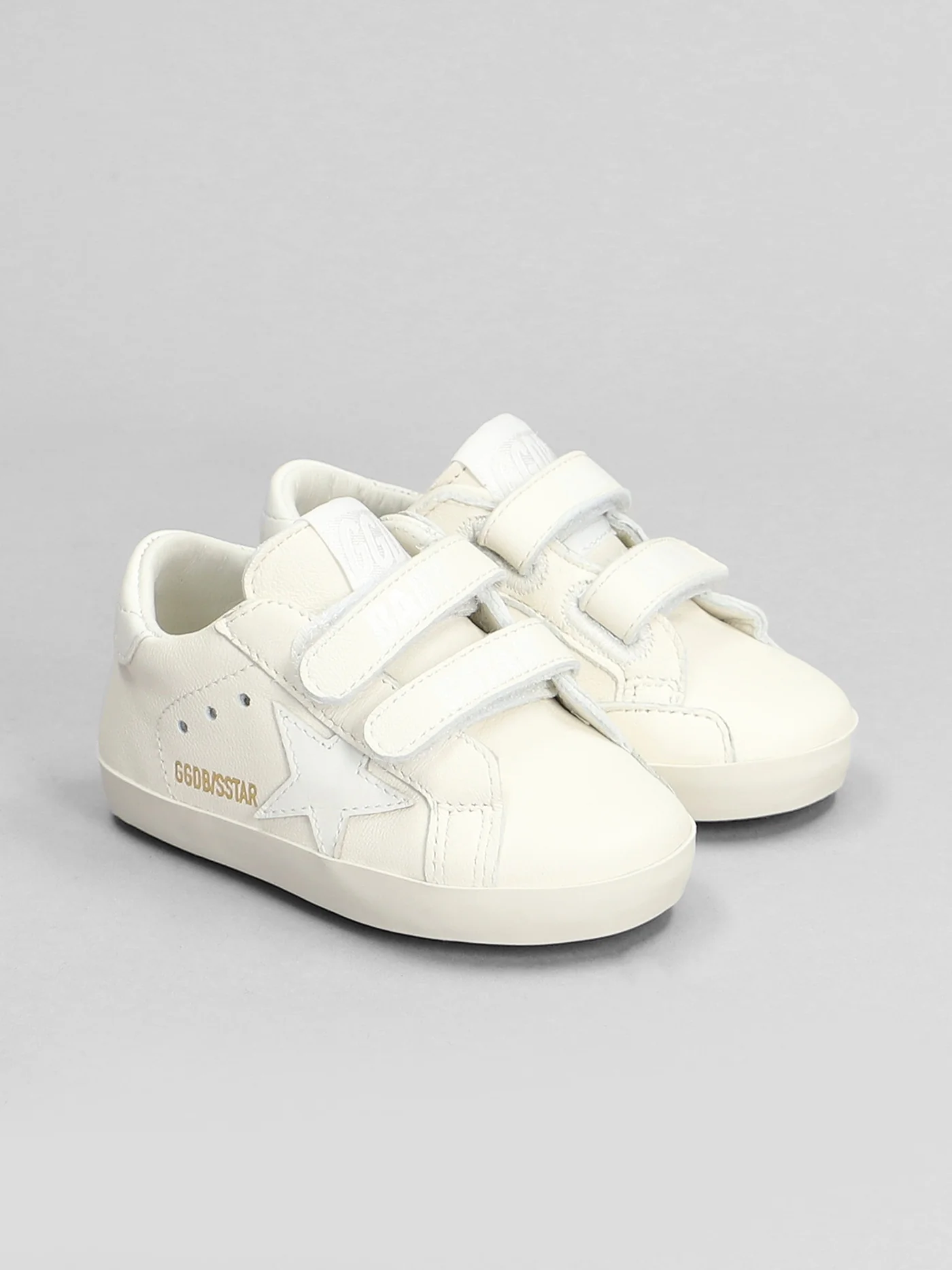 Baby School Sneakers in white leather - Image 42