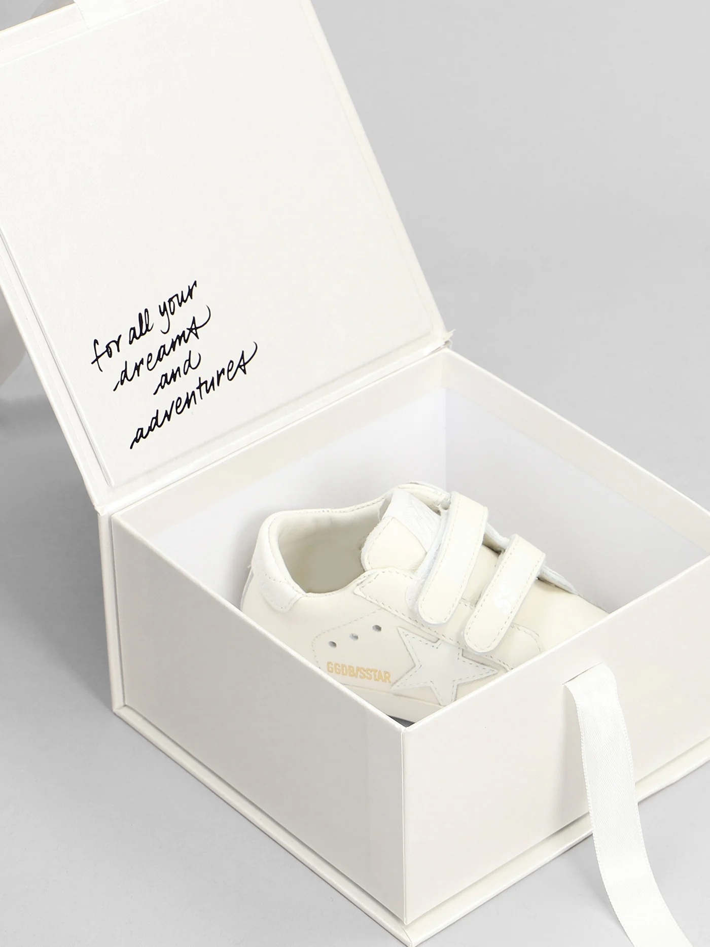 Baby School Sneakers in white leather - Image 45