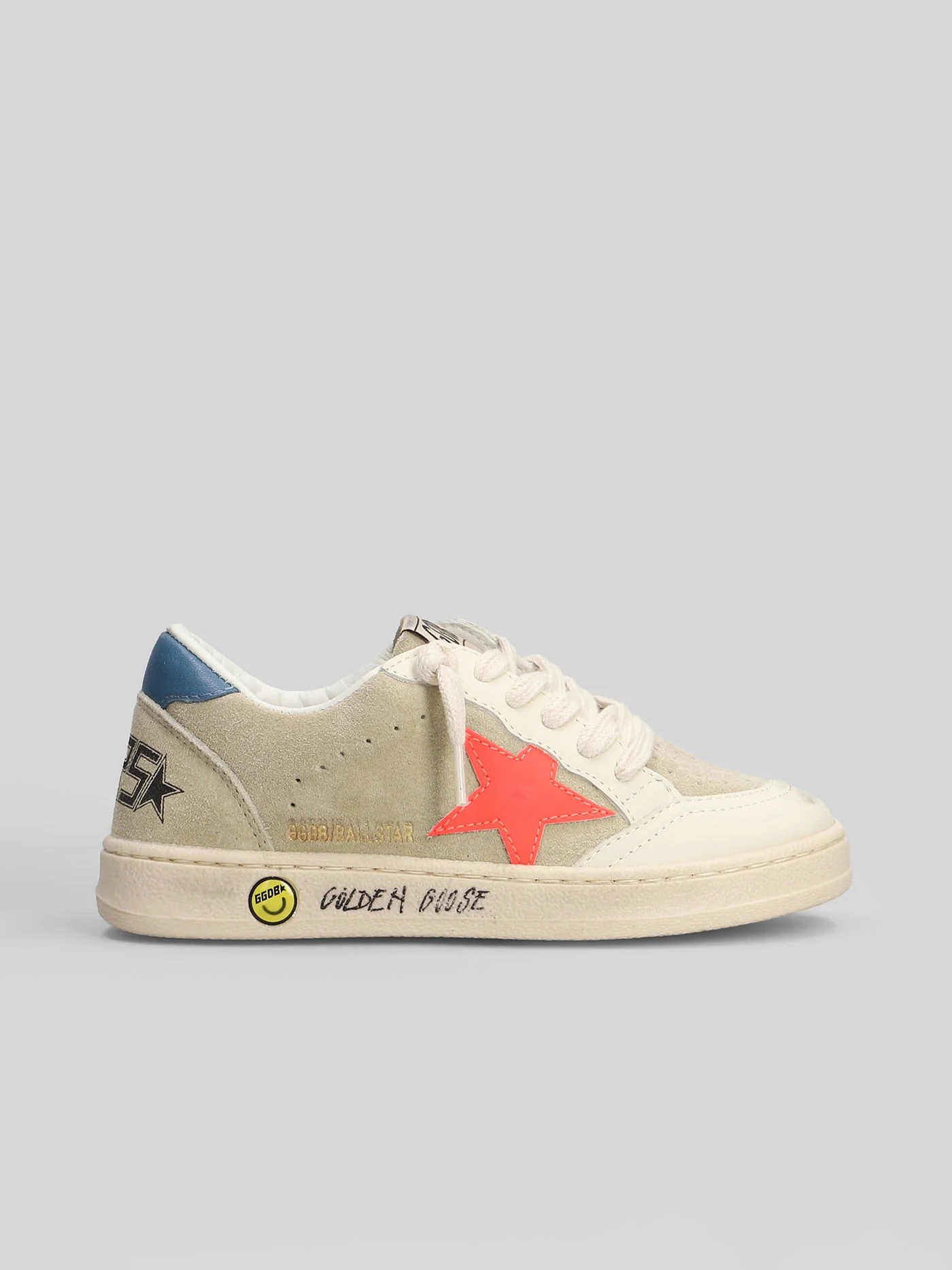 Ball Star Sneakers in beige suede - Image 6