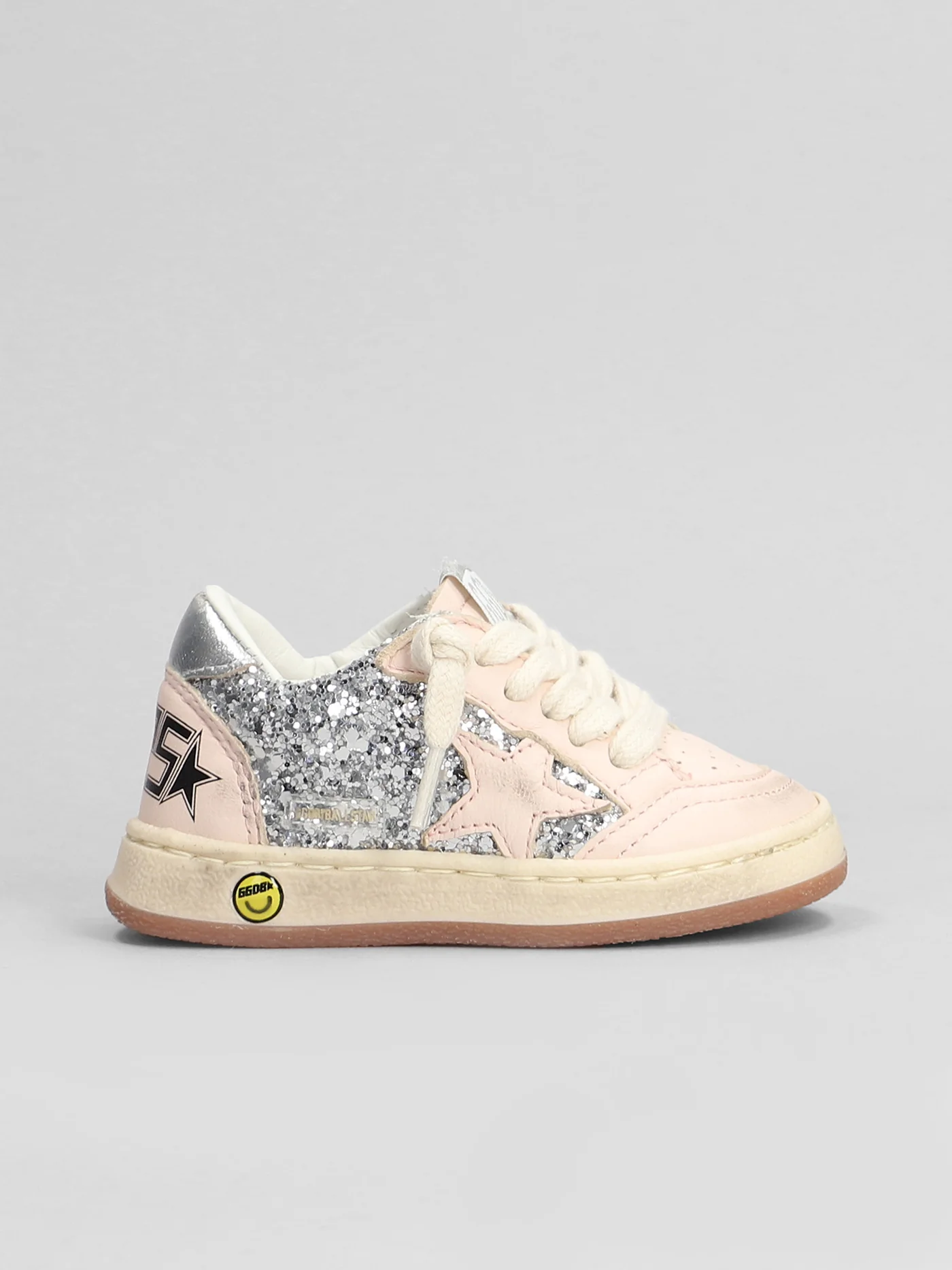 Ball Star Sneakers in rose-pink leather
