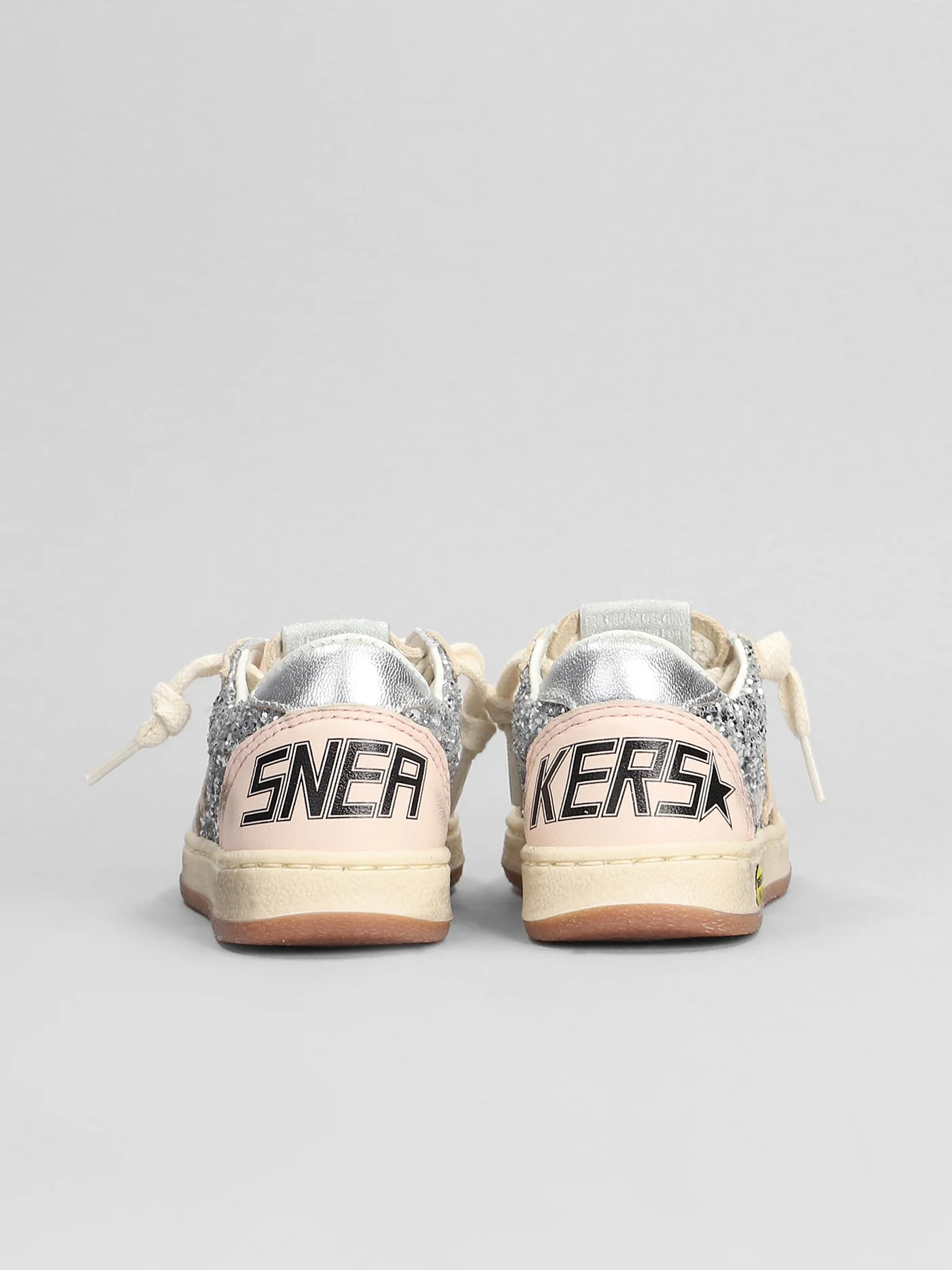 Ball Star Sneakers in rose-pink leather - Image 4