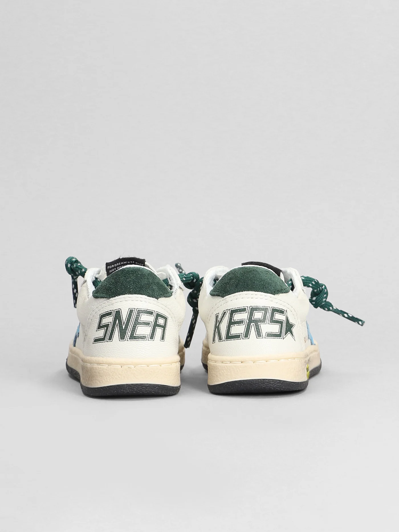 Ball Star Sneakers in white leather - Image 19