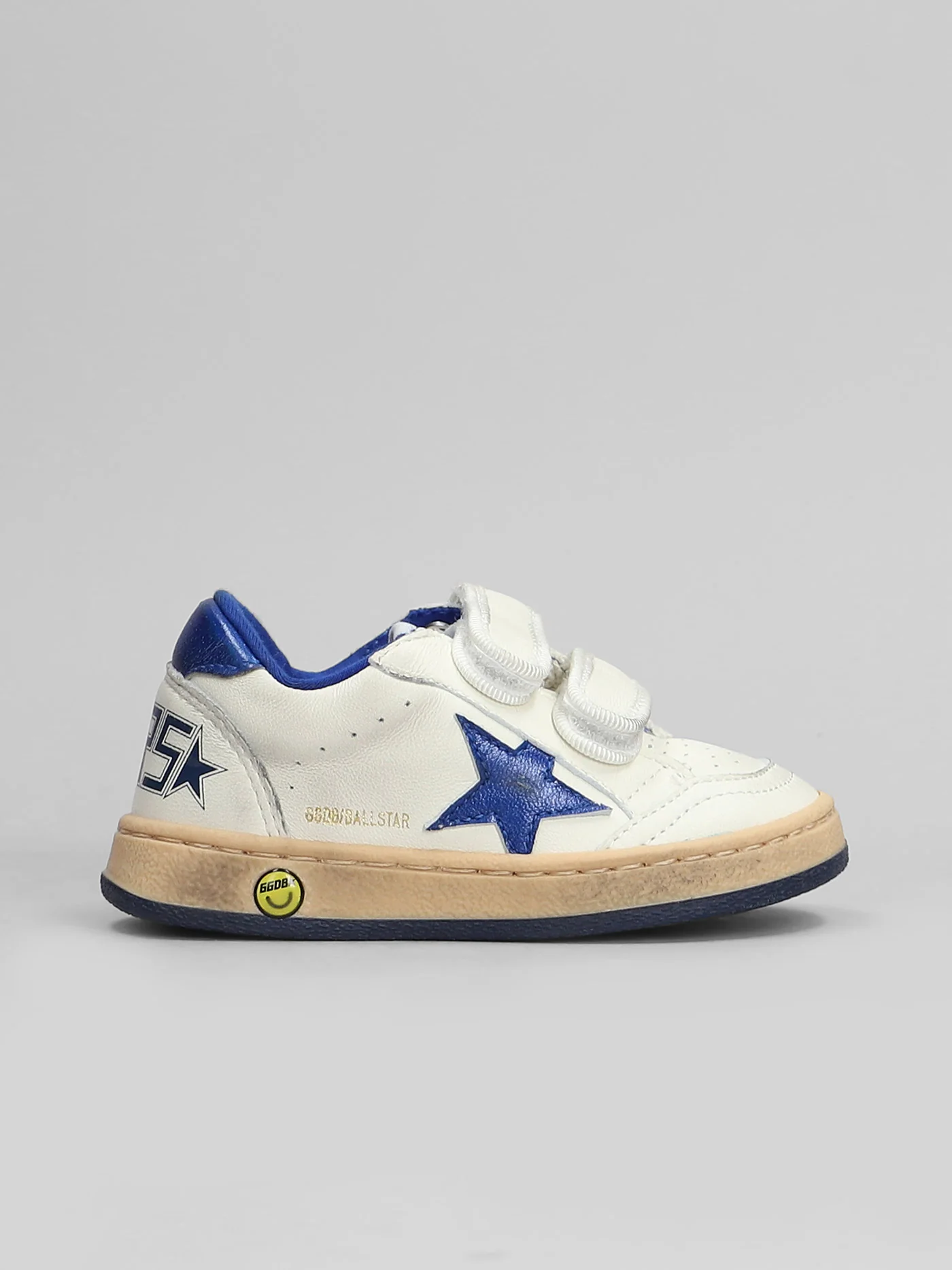 Ball Star Sneakers in white leather